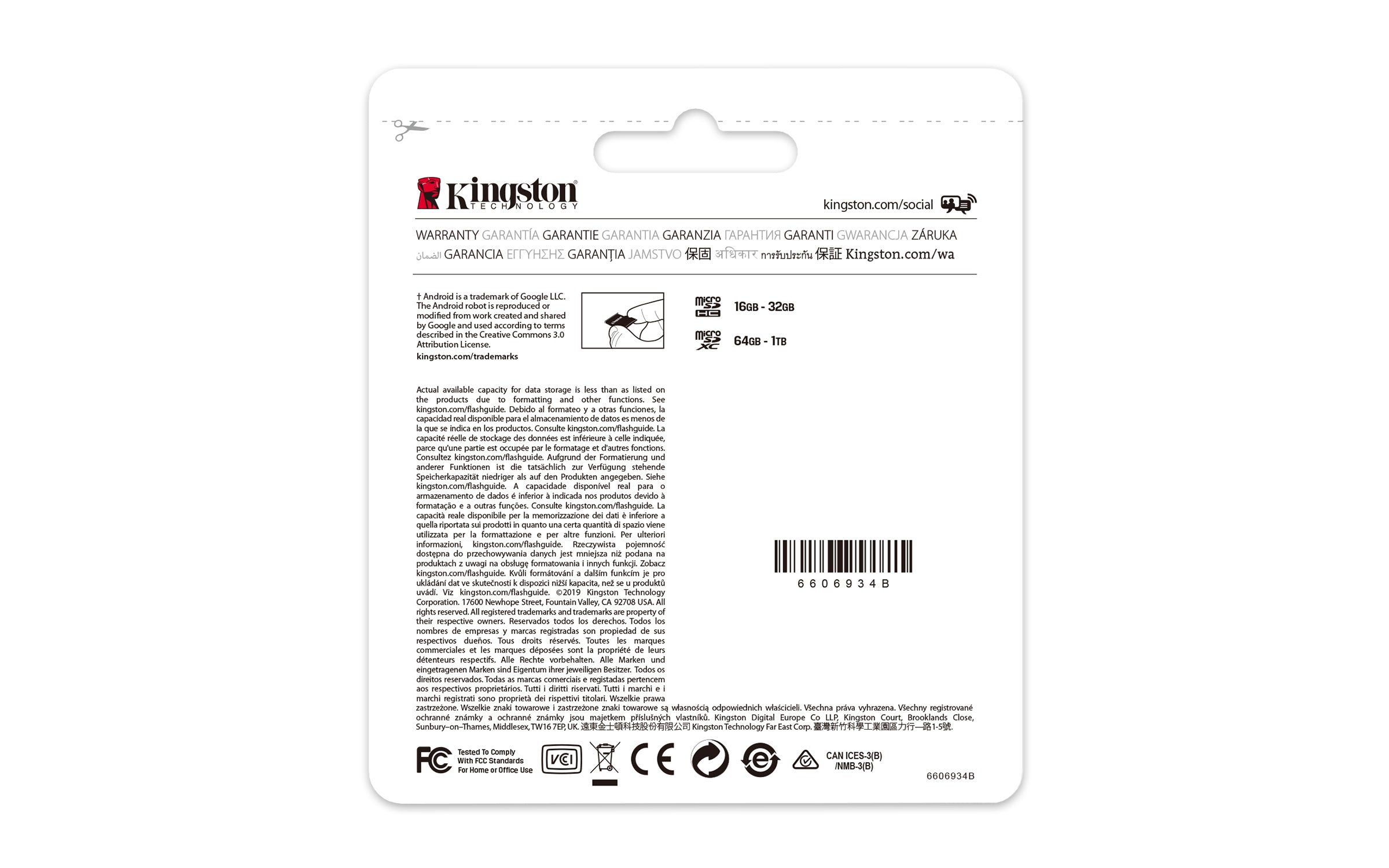 uff.se ElectricalStuff.se Kingston Technology Canvas Select Plus 512 GB SDXC UHS-I Klass 10 Kingston Technology SDCS2/512G