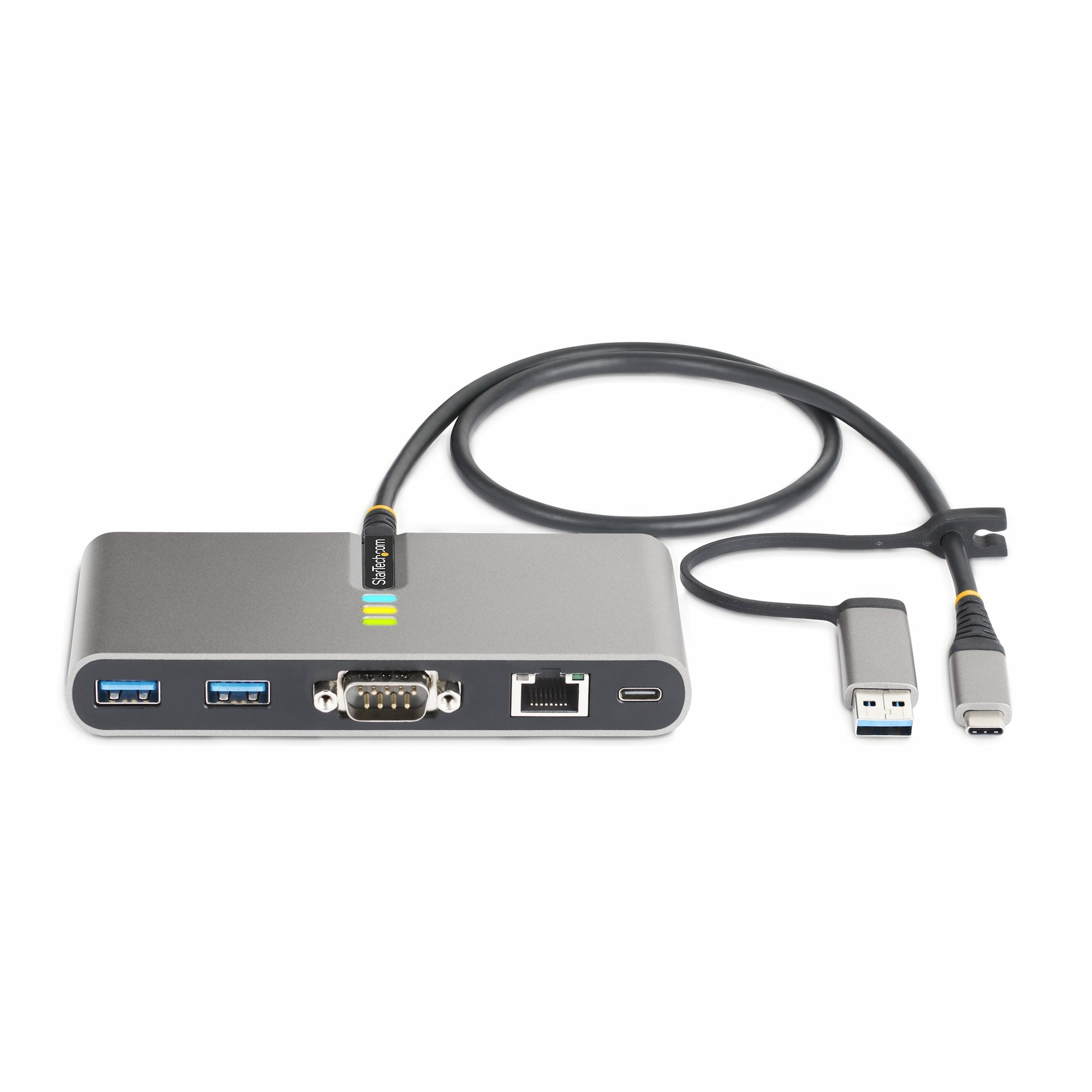 C-HUB 0065030899284|065030899284 Dockningsstationer För Bärbara Datorer USB-C-hubb med Ethernet och RS-232, ansluten USB-C
