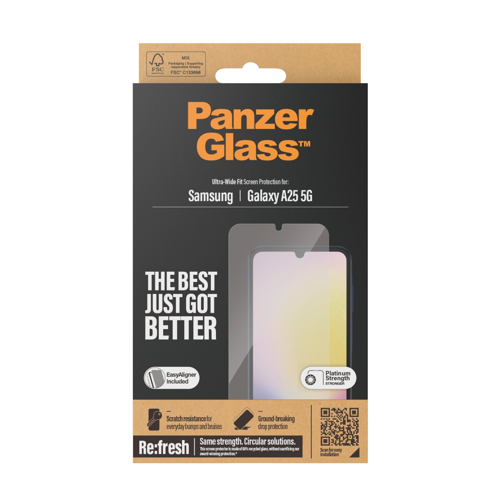 se ElectricalStuff.se PanzerGlass Samsung Galaxy new A24 5G UWF Genomskinligt skärmskydd 1 styck PanzerGlass 7335 57117240