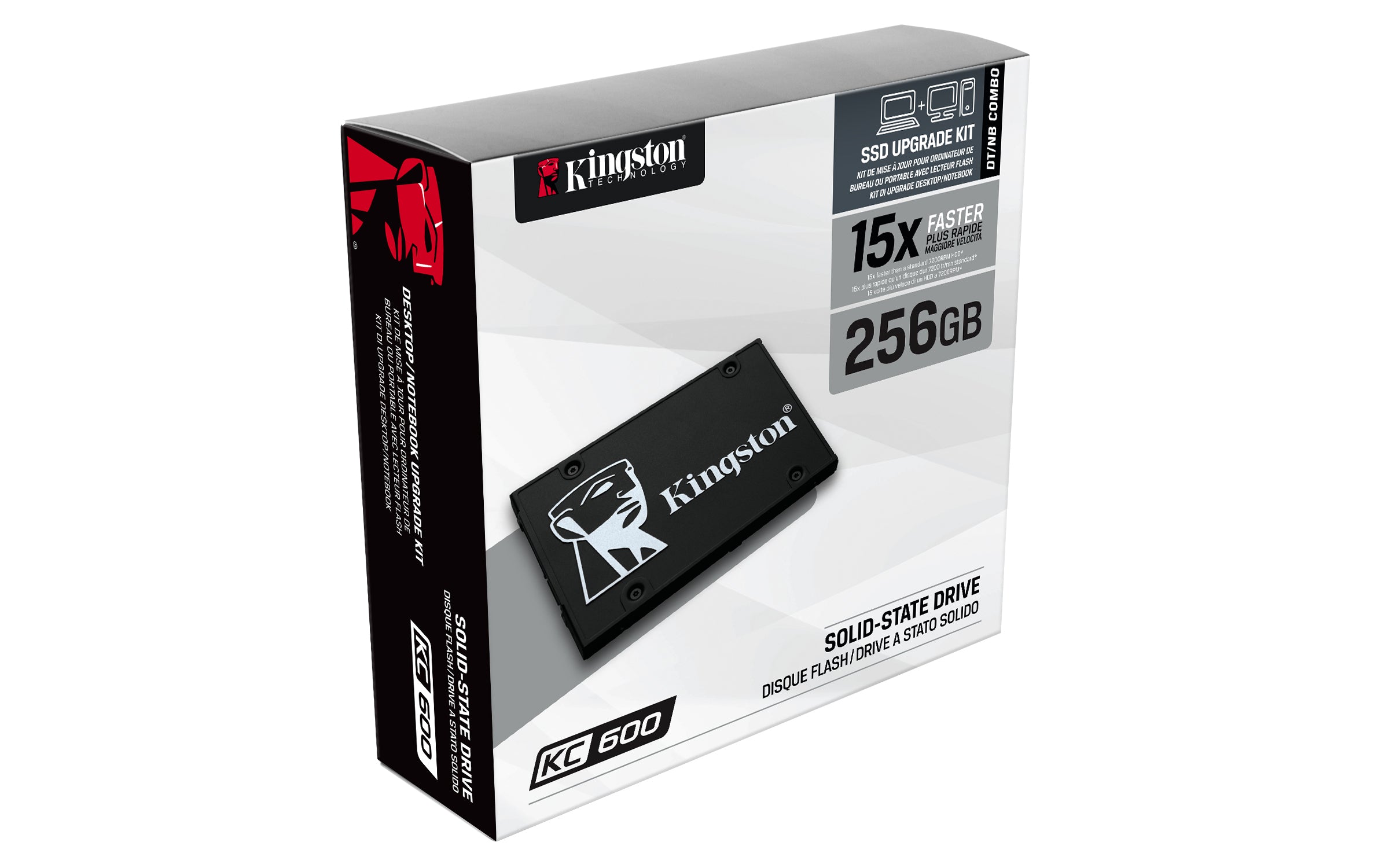 600/256G 0740617300161|740617300161 SSD-Hårddisk KC600 www.electricalstuff.se ElectricalStuff.se Kingston Technology KC6