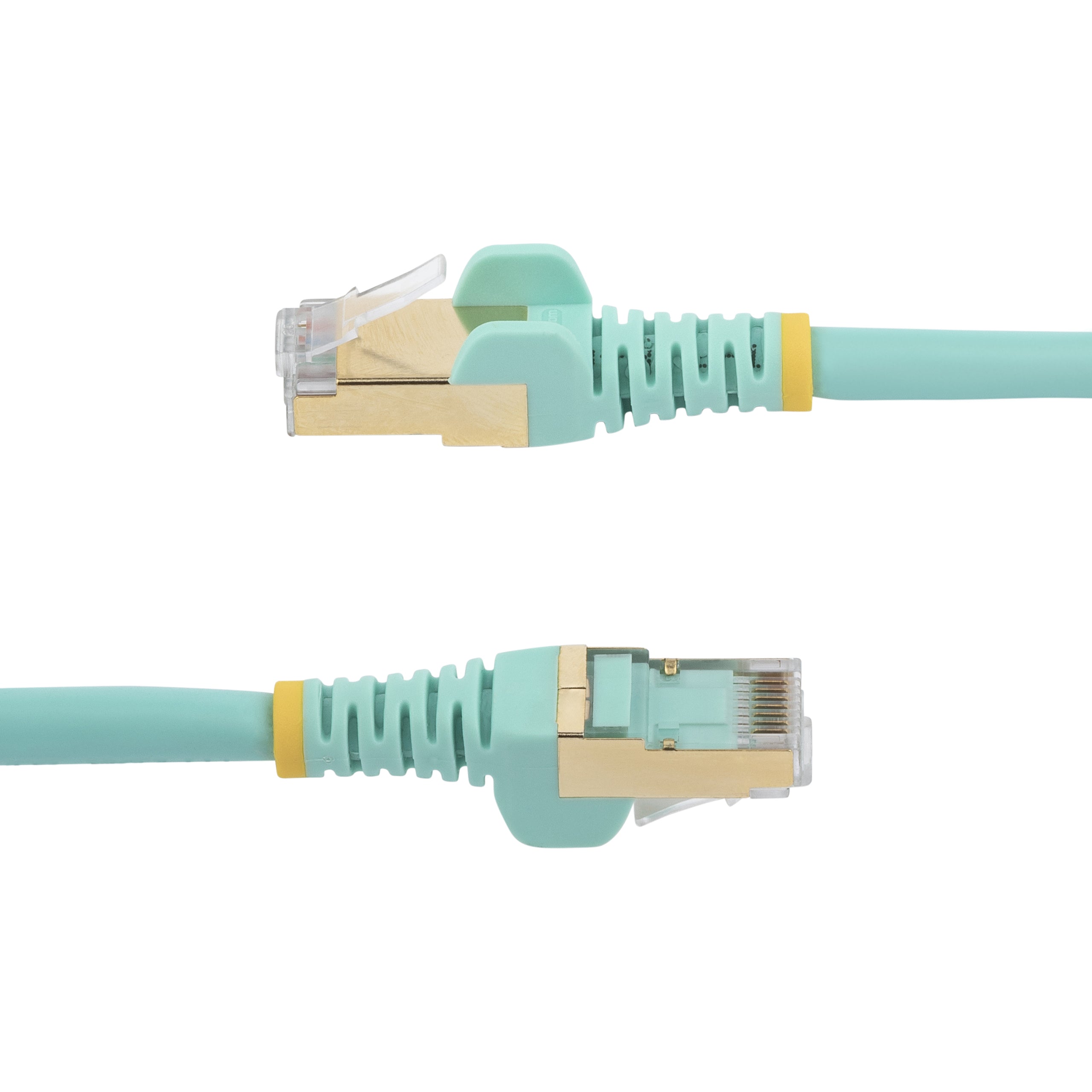 f.se ElectricalStuff.se StarTech.com Cat6a Ethernet-kabel - skärmad (STP) - 0,5 m, aqua StarTech.com 6ASPAT50CMAQ 00650308