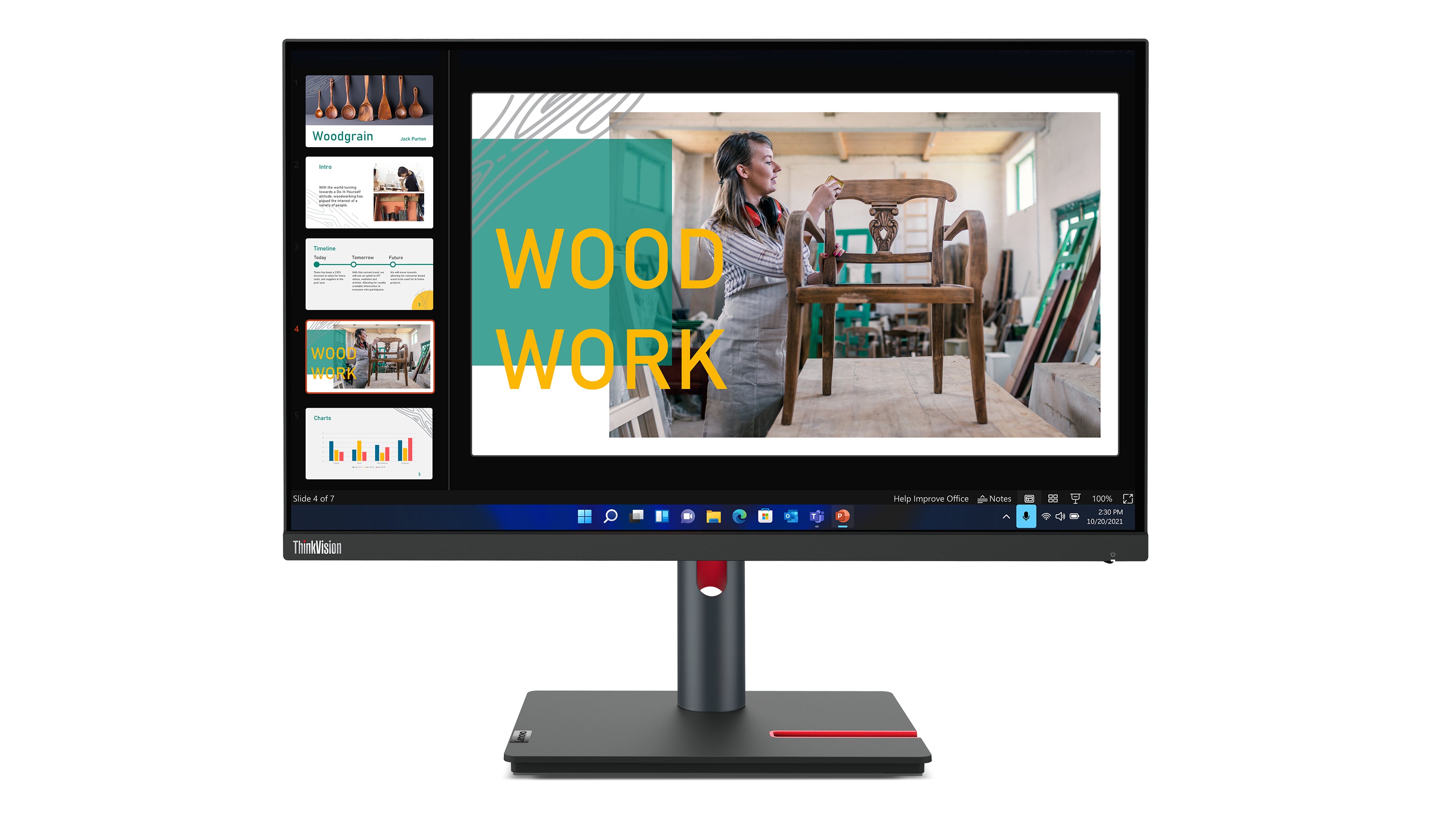 ricalstuff.se ElectricalStuff.se Lenovo ThinkVision P24q-30 LED display 60,5 cm (23.8") 2560 x 1440 pixlar Quad HD Svart L