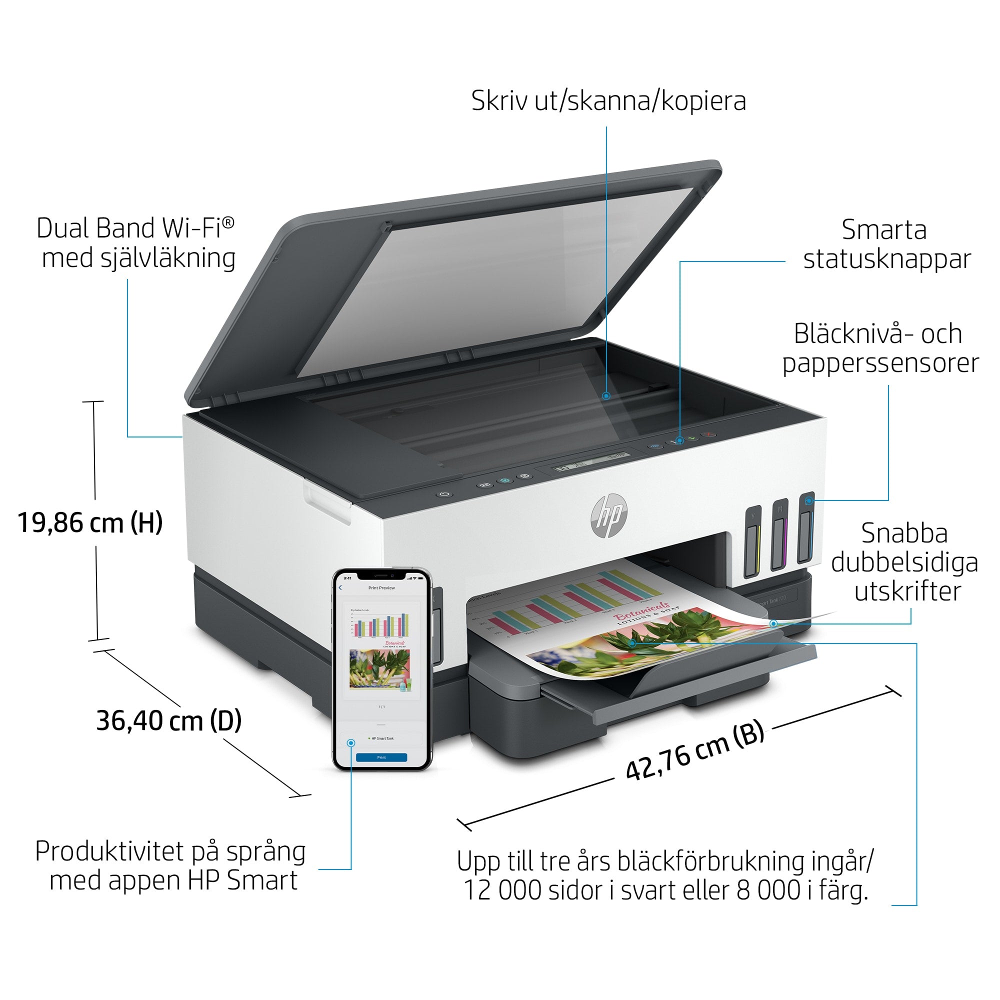 7|195908302377|4573595649986|0198828246295|198828246295 Multifunktionsskrivare Smart Tank Smart tank 7005 Allt-i-ett www.el