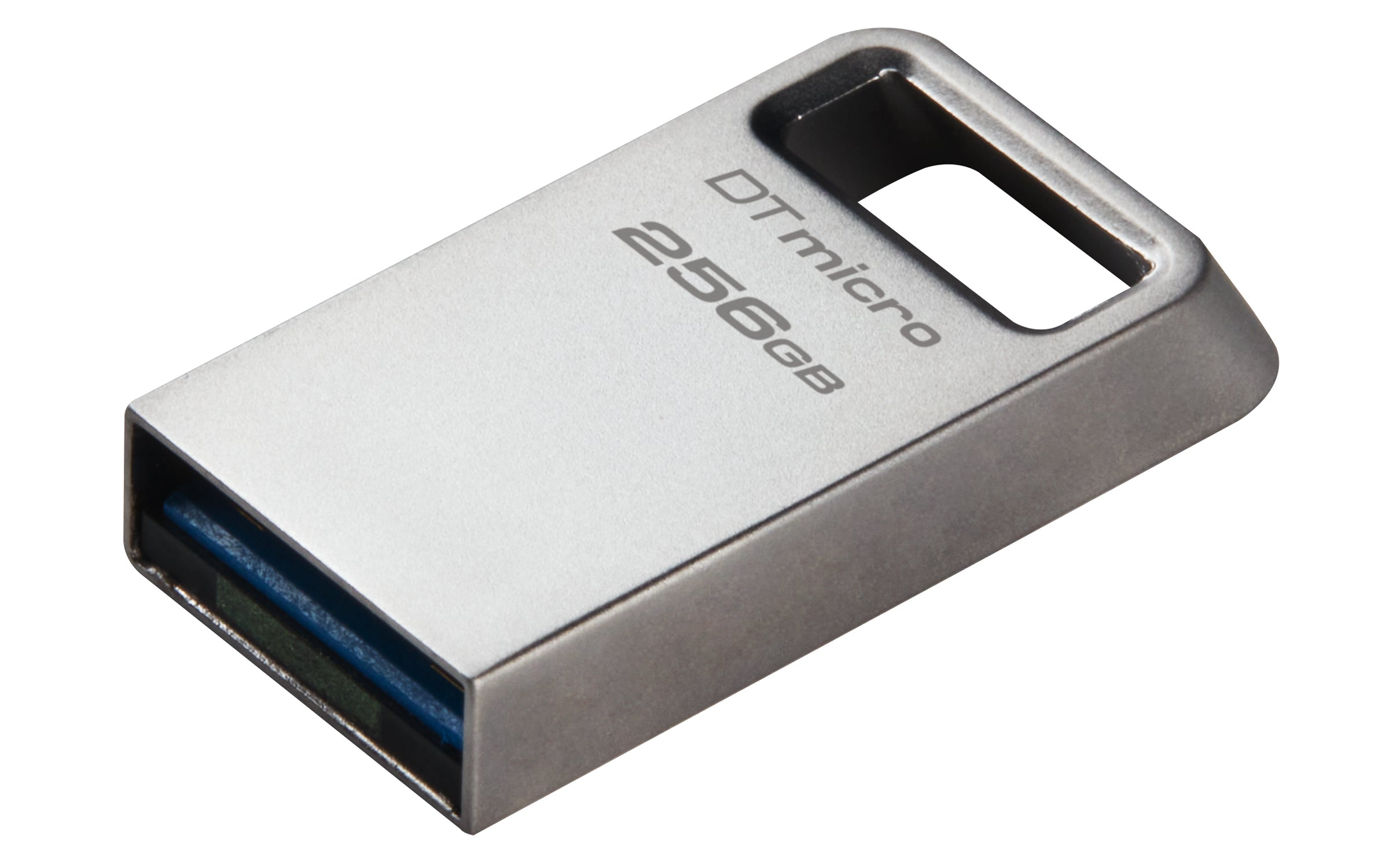 stuff.se ElectricalStuff.se Kingston Technology DataTraveler Micro USB-sticka 256 GB USB Type-A 3.2 Gen 1 (3.1 Gen 1) Silv