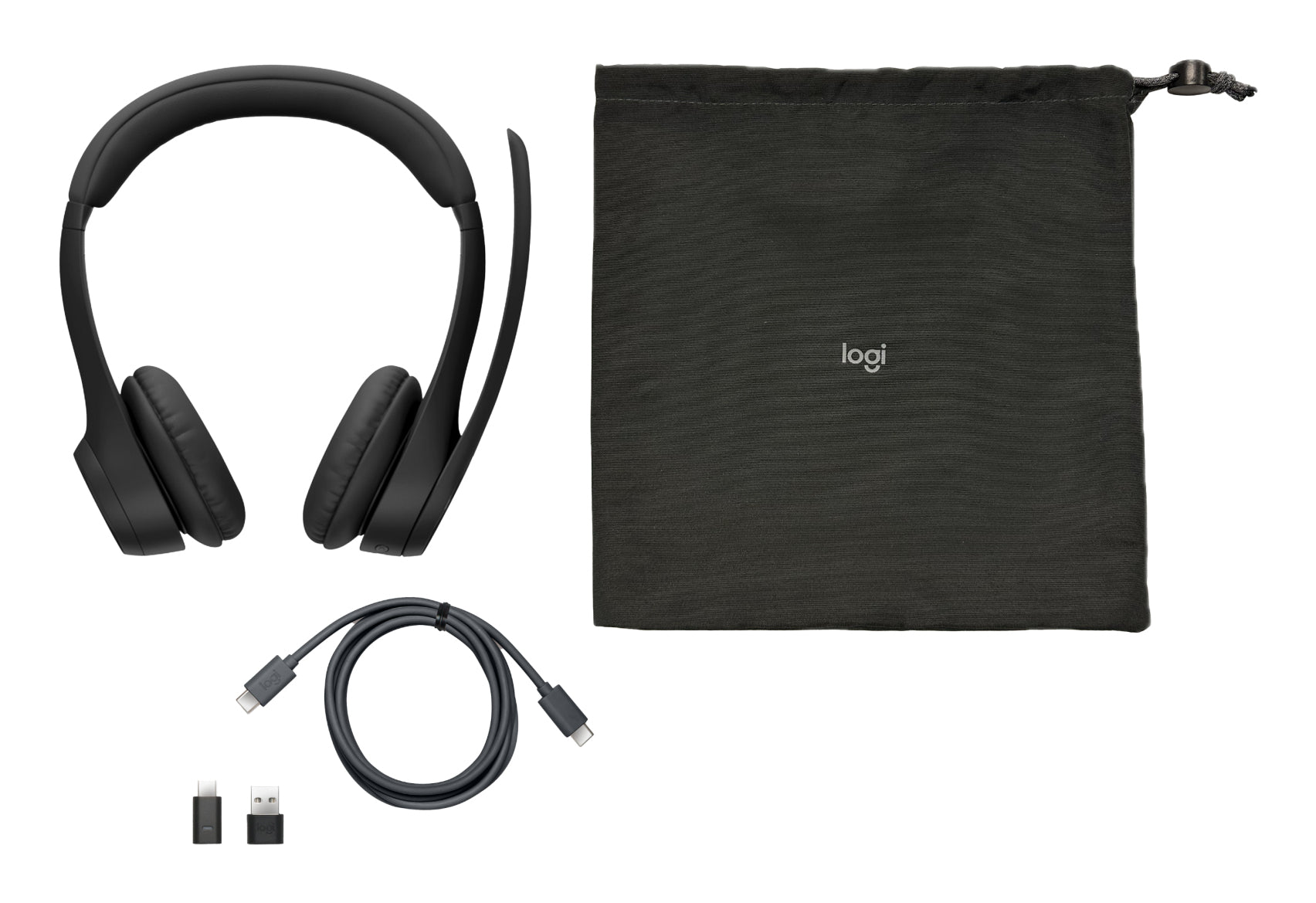 uff.se Logitech Zone 305 Headset Trådlös Huvudband Car/Home office Svart Logitech 981-001451 5099206124561 Hörlurar och He