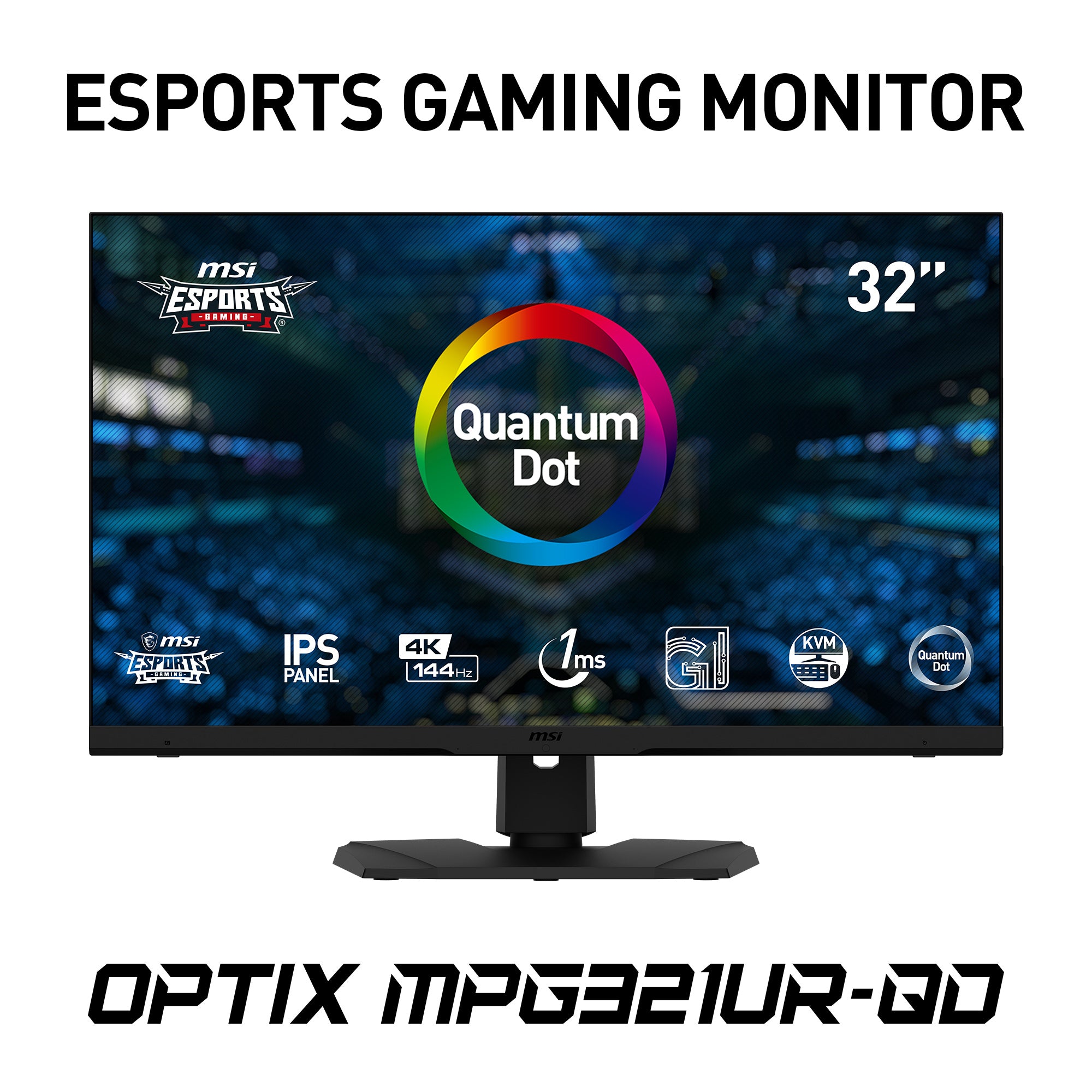 ra HD LED Svart MSI OPTIX MPG321URDE QD 4719072794651|0824142240625|824142240625 Platta Pc-Skärmar Optix MPG321UR-QD www.el