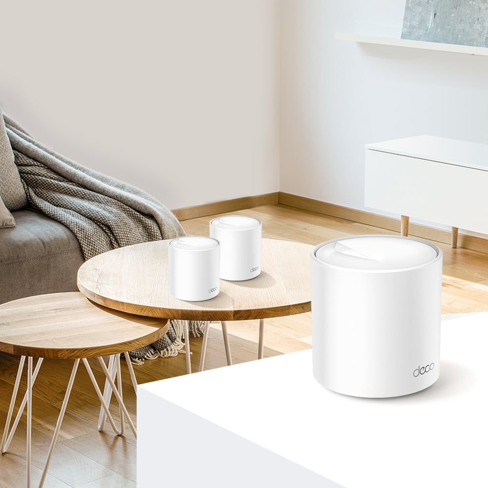 TP-Link Deco X60 Dual-band (2,4 GHz / 5 GHz) Wi-Fi 6 (802.11ax) Vit 2 Intern TP-Link DECO X60(2-PACK) 6935364085599|48970986