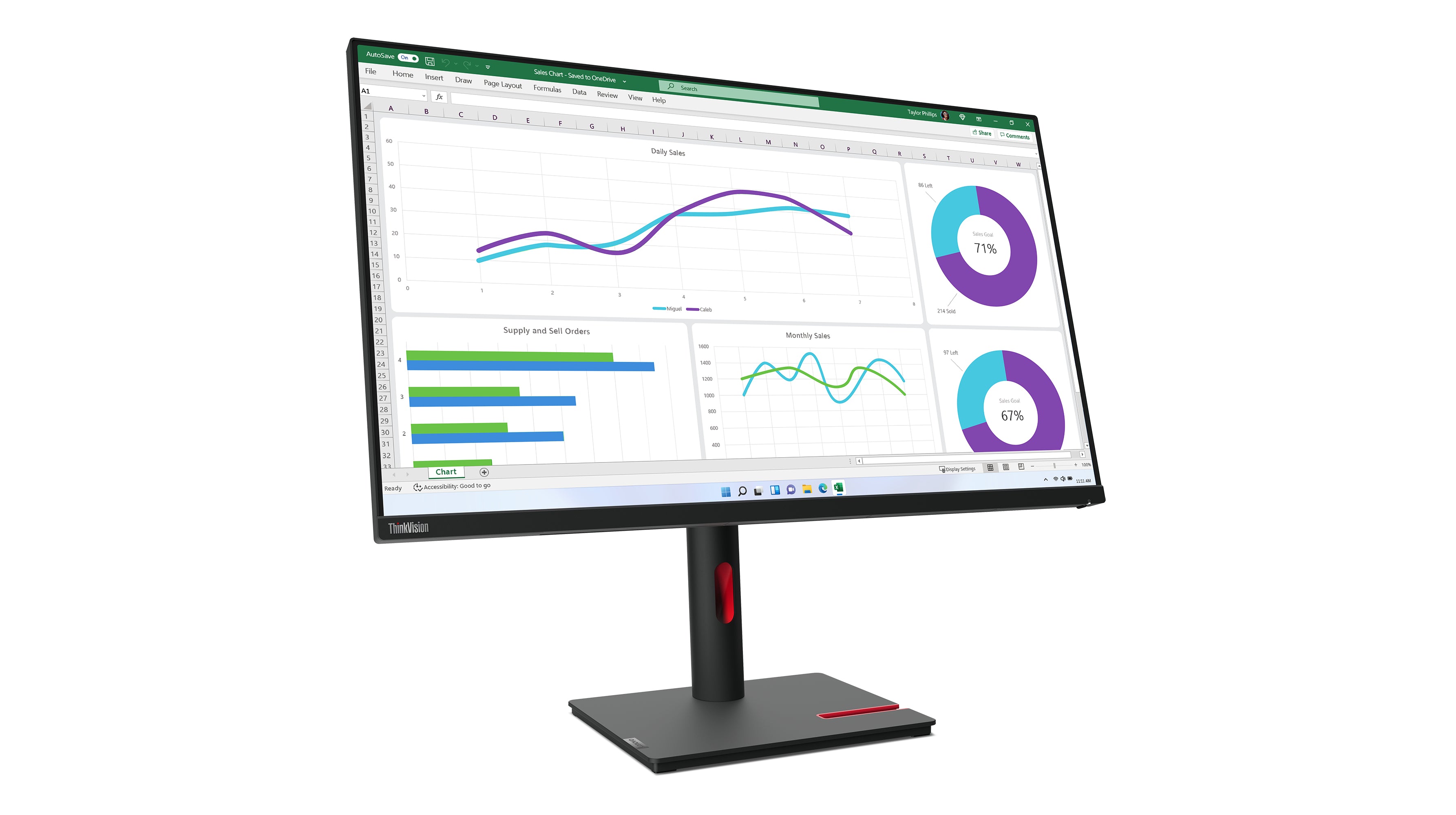 r ThinkVision T32h-30 www.electricalstuff.se ElectricalStuff.se Lenovo ThinkVision T32h-30 LED display 80 cm (31.5") 2560