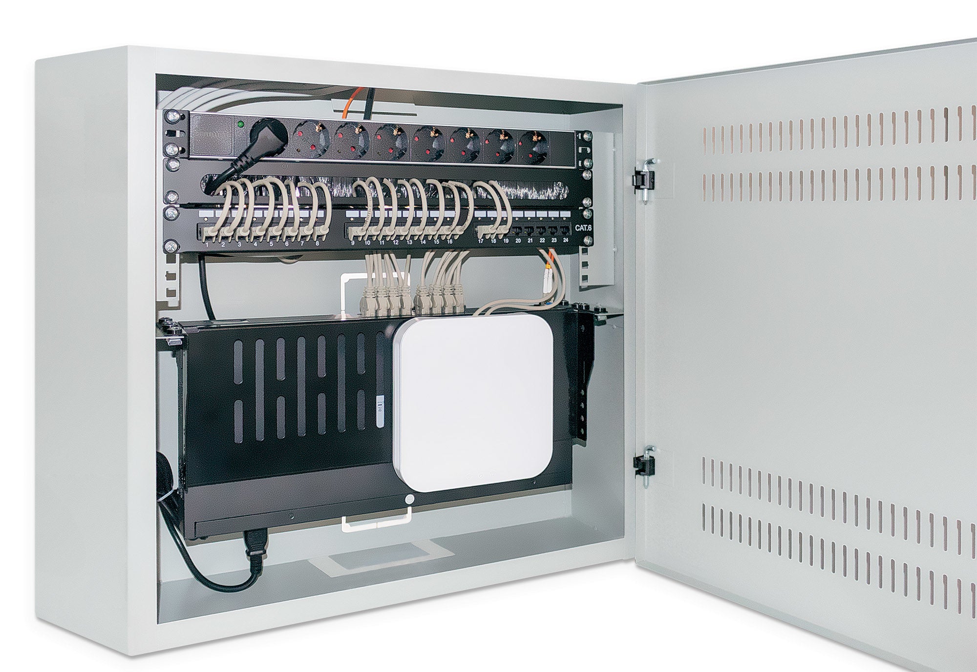  .electricalstuff.se ElectricalStuff.se   Intellinet 713641 rack 2U/4U Väggmonterad rack Grå Intellinet 713641 0766623713641|