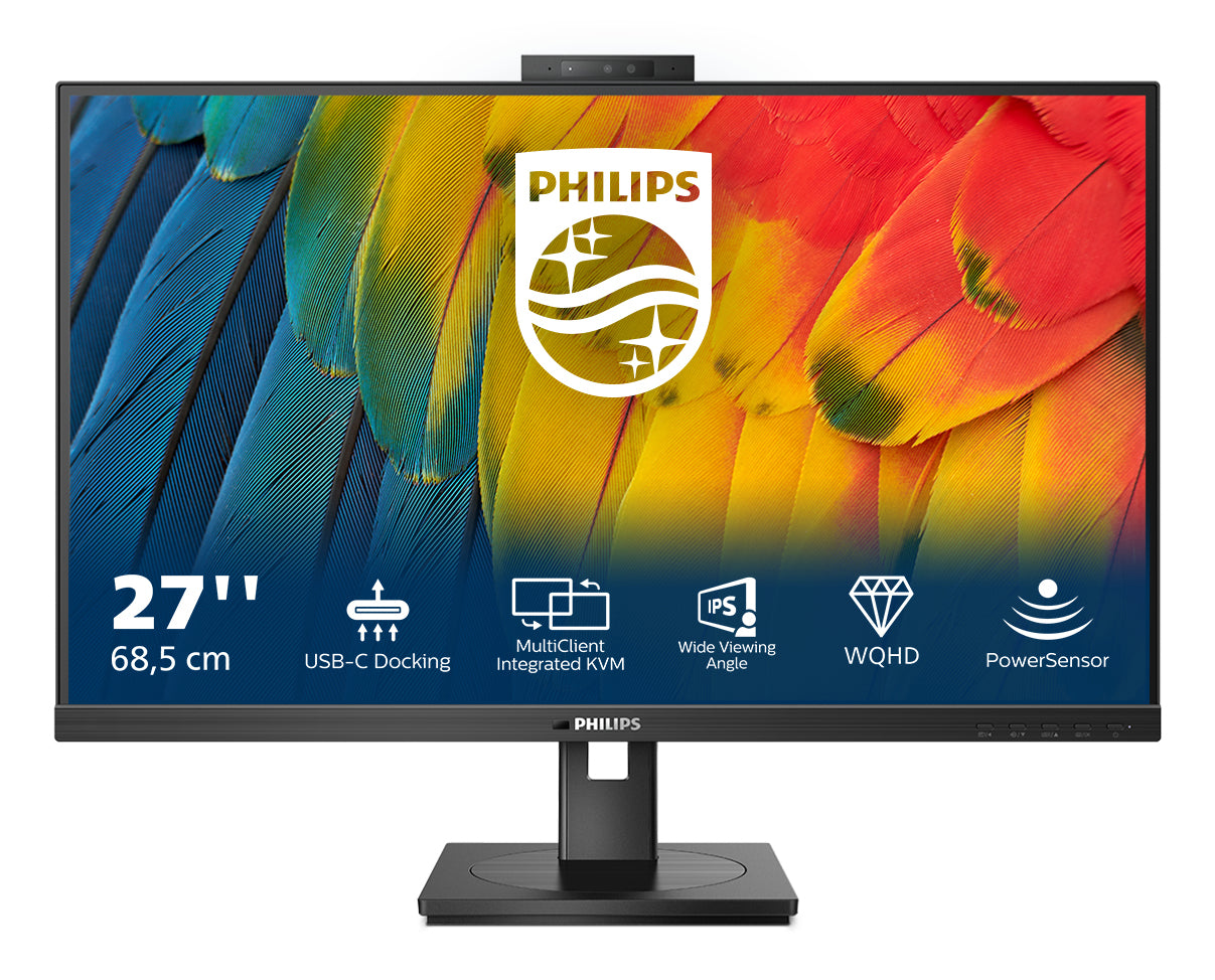  Quad HD LCD Svart Philips 27B1U5601H/00 8712581796501 Platta Pc-Skärmar 5000 series  27B1U5601H/00 www.electricalstuff.se El
