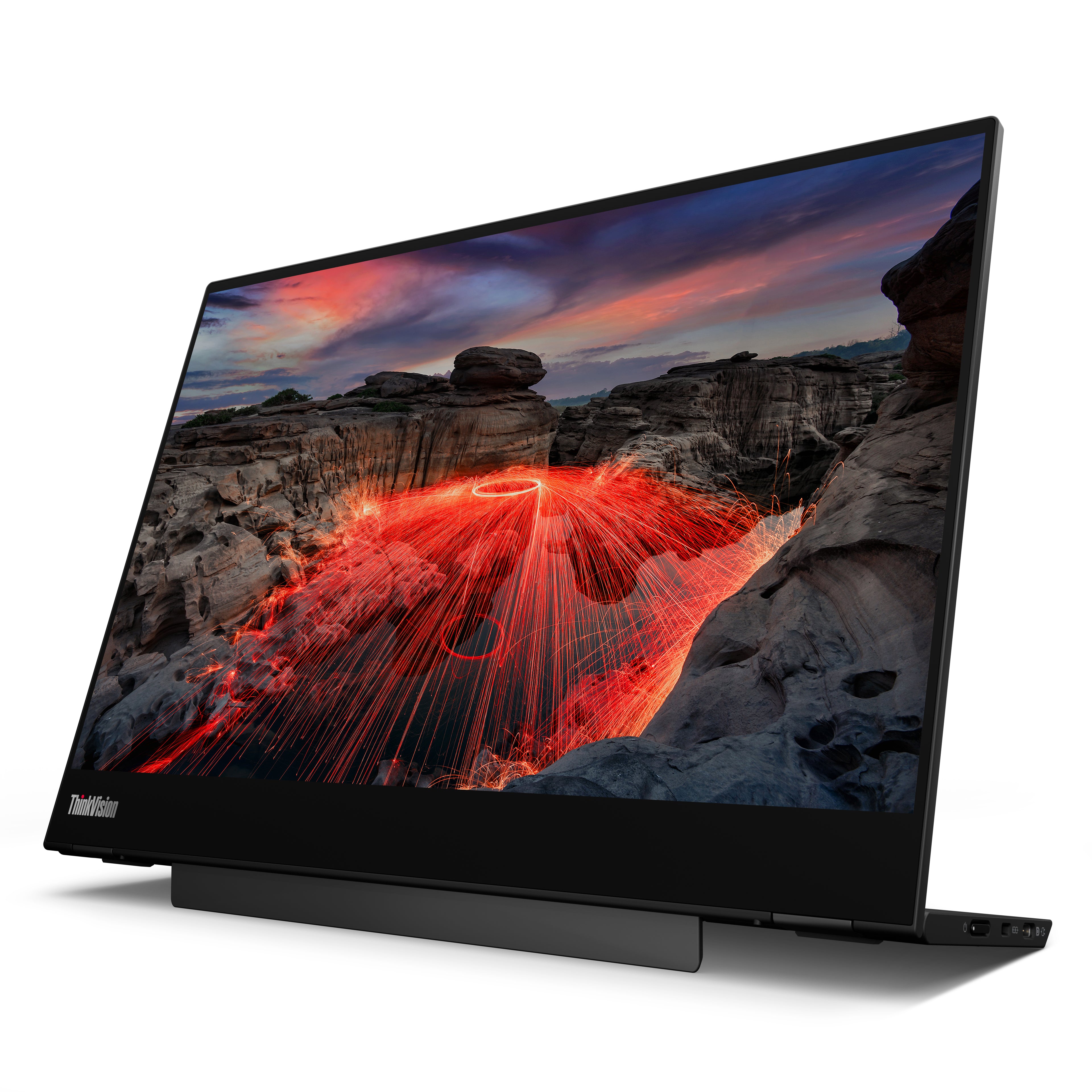  .se ElectricalStuff.se   Lenovo ThinkVision M14t platta pc-skärmar 35,6 cm (14") 2240 x 1400 pixlar 2.2K LED Pekskärm Svart 