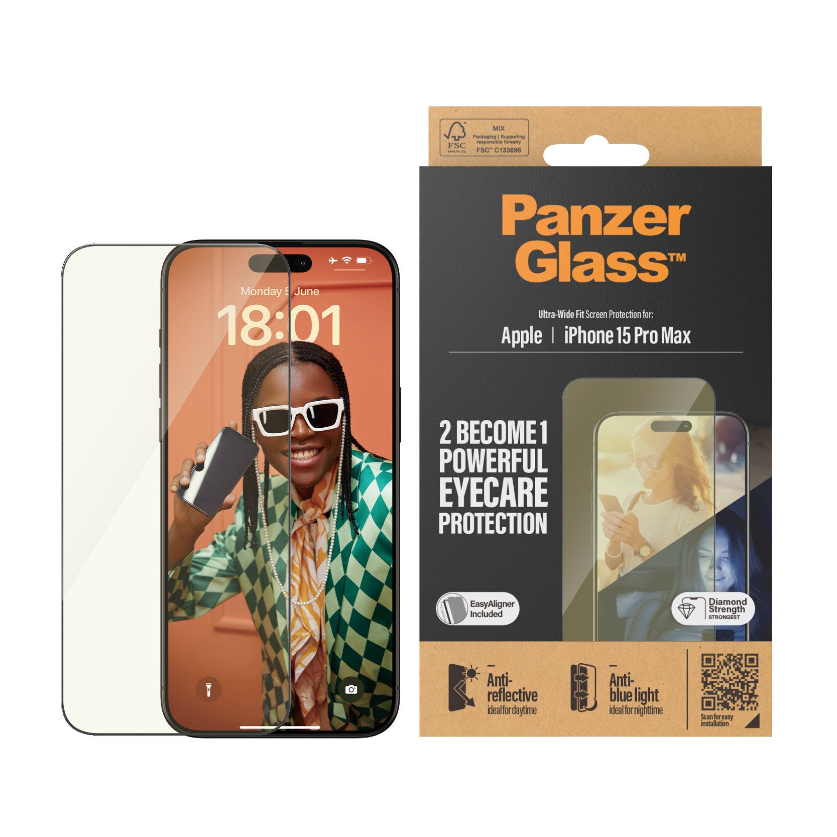  yck PanzerGlass 2816 5711724028168 Skärm- och Baksidesskydd till Mobiltelefoner   UWF Anti Reflective & Bluelight www.electr