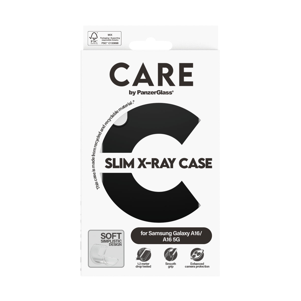  ElectricalStuff.se   PanzerGlass CARE by PG Fash Case Black Sam New A15 mobiltelefonfodral Omslag Transparent PanzerGlass 38