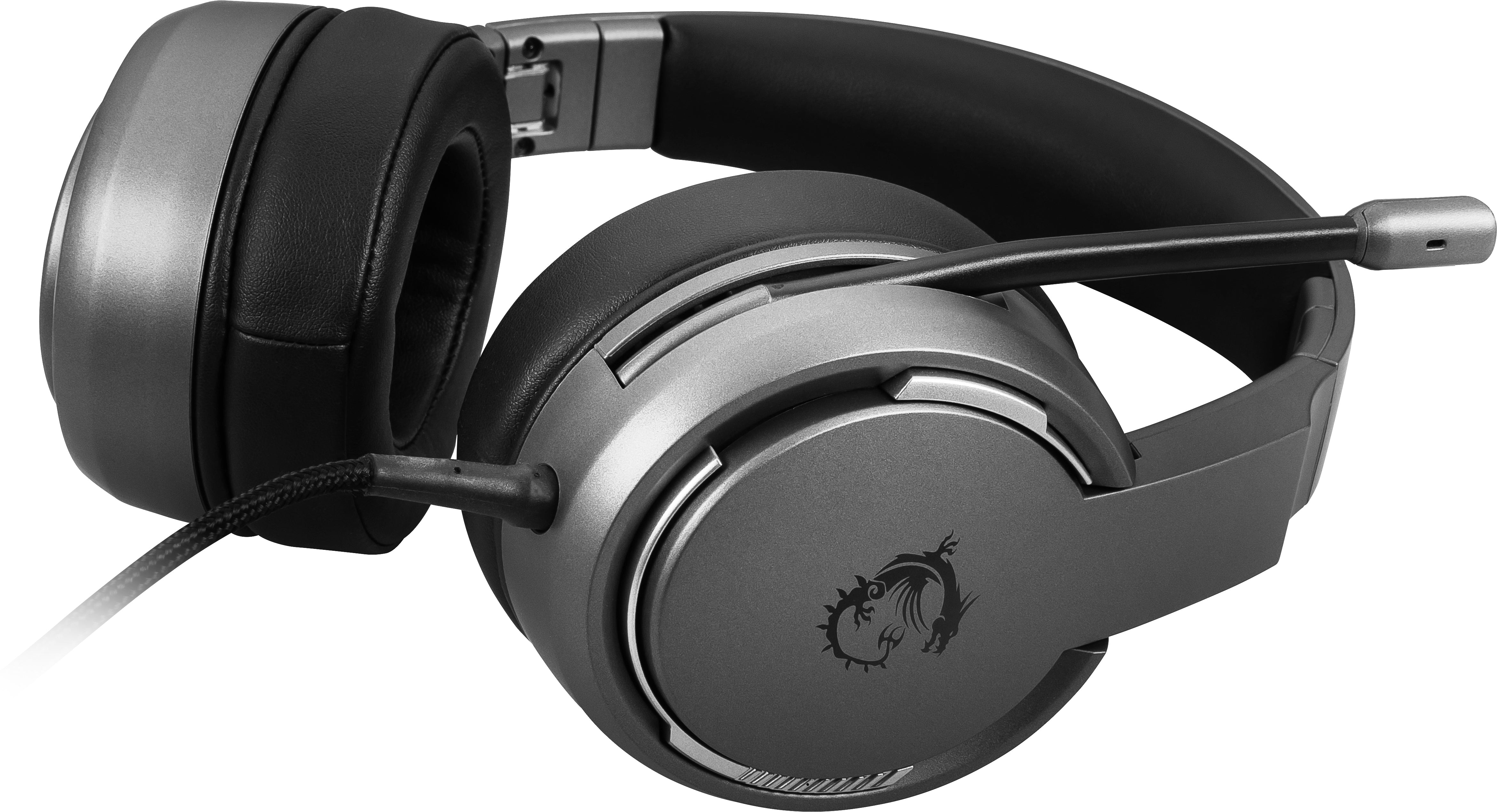  0 ENC hörlur och headset Kabel Huvudband Spela Svart MSI IMMERSE GH40 ENC 4719072887940 Hörlurar och Headsets   IMMERSE GH40