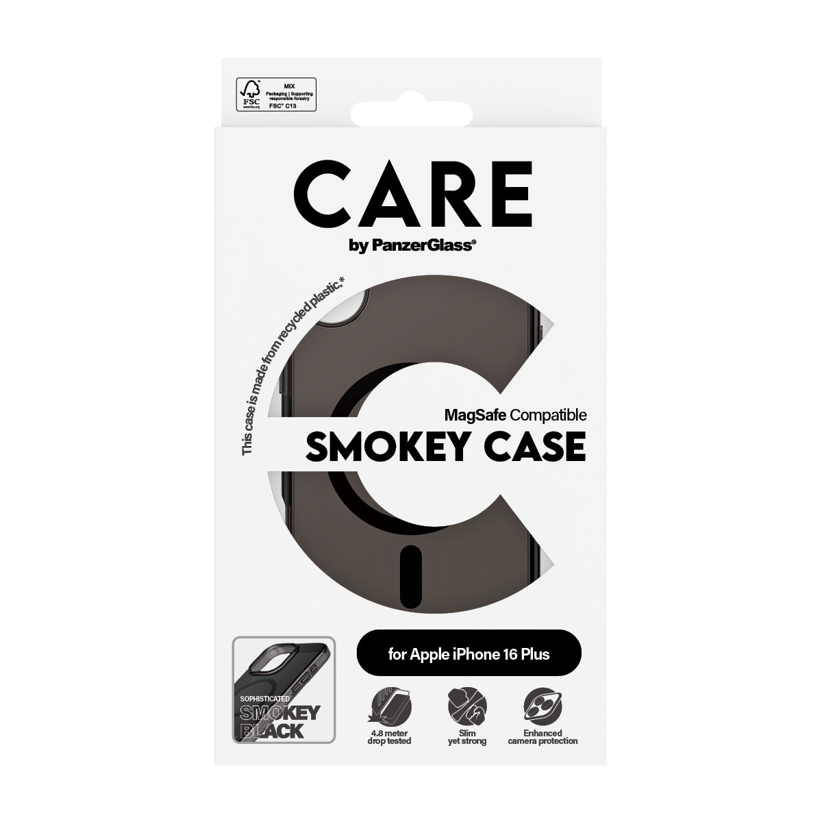  ElectricalStuff.se   PanzerGlass CARE by PG Smokey w. MagS iPhone16 6.7 mobiltelefonfodral Omslag Transparent PanzerGlass 13