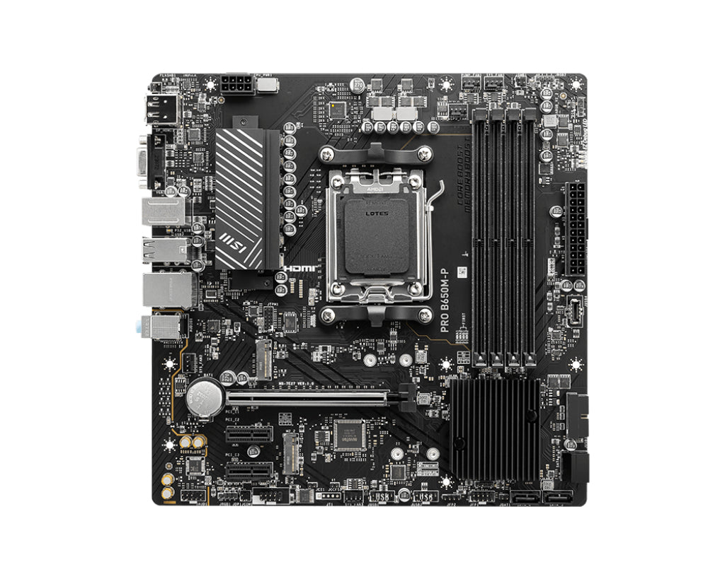  ricalstuff.se ElectricalStuff.se   MSI PRO B650M-P moderkort AMD B650 AM5-sockel micro ATX MSI PRO B650M-P 4711377100953|082