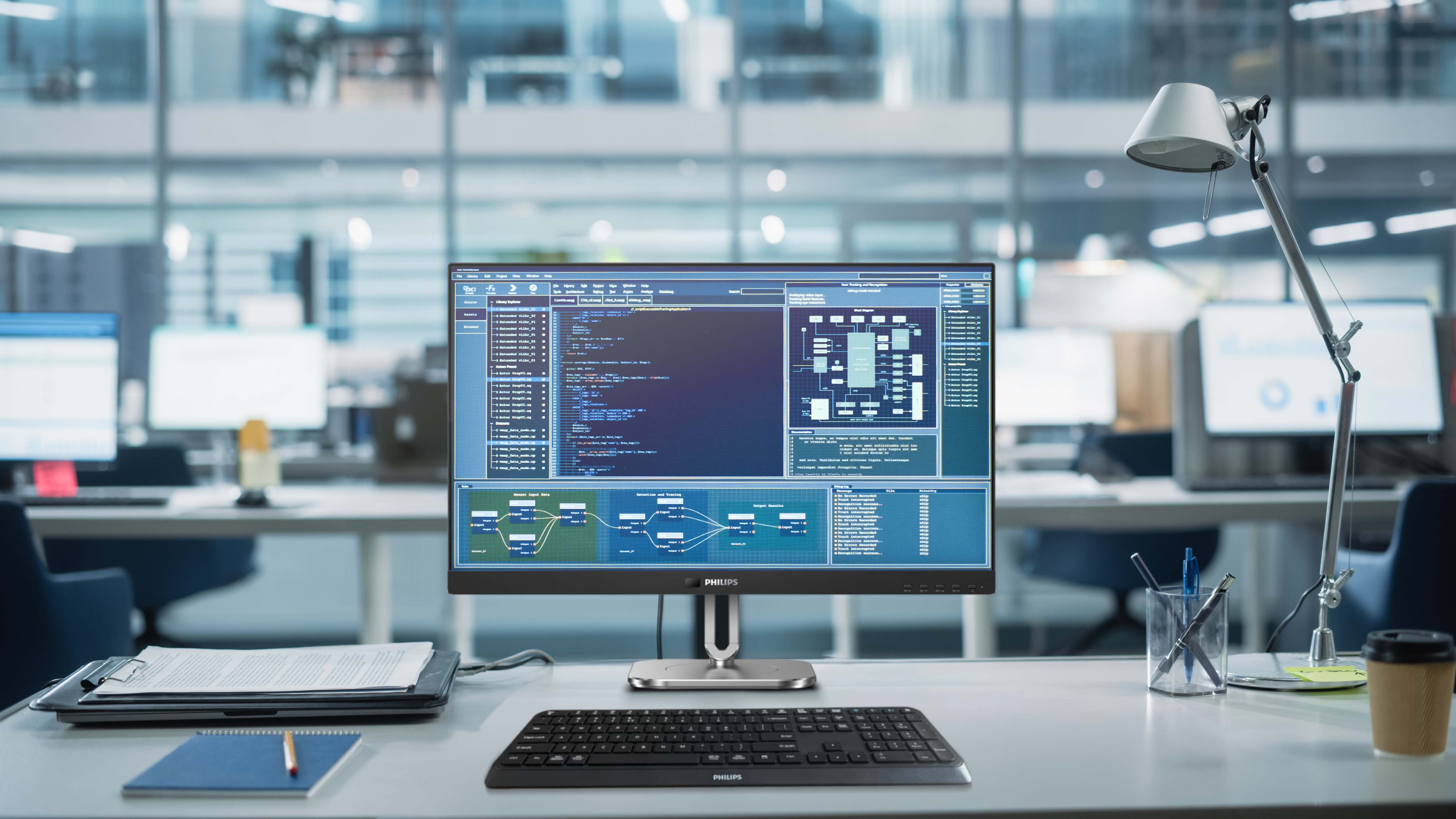  atta pc-skärmar 68,6 cm (27") 3840 x 2160 pixlar 4K Ultra HD LED Antracit Philips 27B2U6903/00 8712581804749 Platta Pc-Skärm