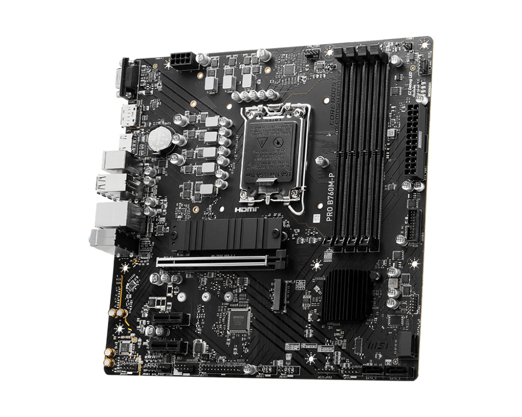 0 LGA 1700 micro ATX MSI PRO B760M-P 4711377086578|4526541046001 Moderkort   PRO B760M-P www.electricalstuff.se ElectricalSt