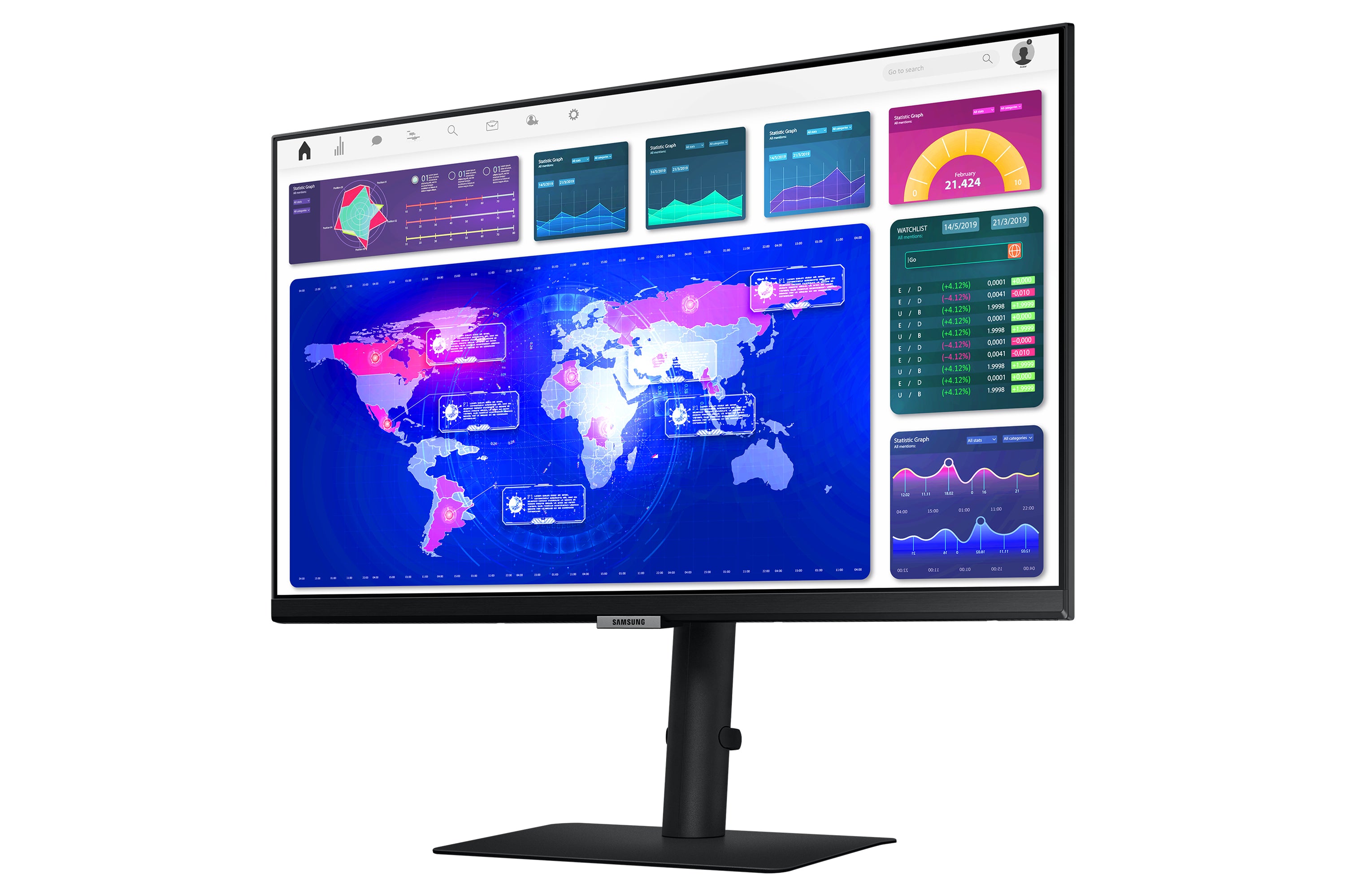  ar ViewFinity S6 S60UA www.electricalstuff.se ElectricalStuff.se   Samsung S60UA platta pc-skärmar 61 cm (24") 2560 x 1440 p