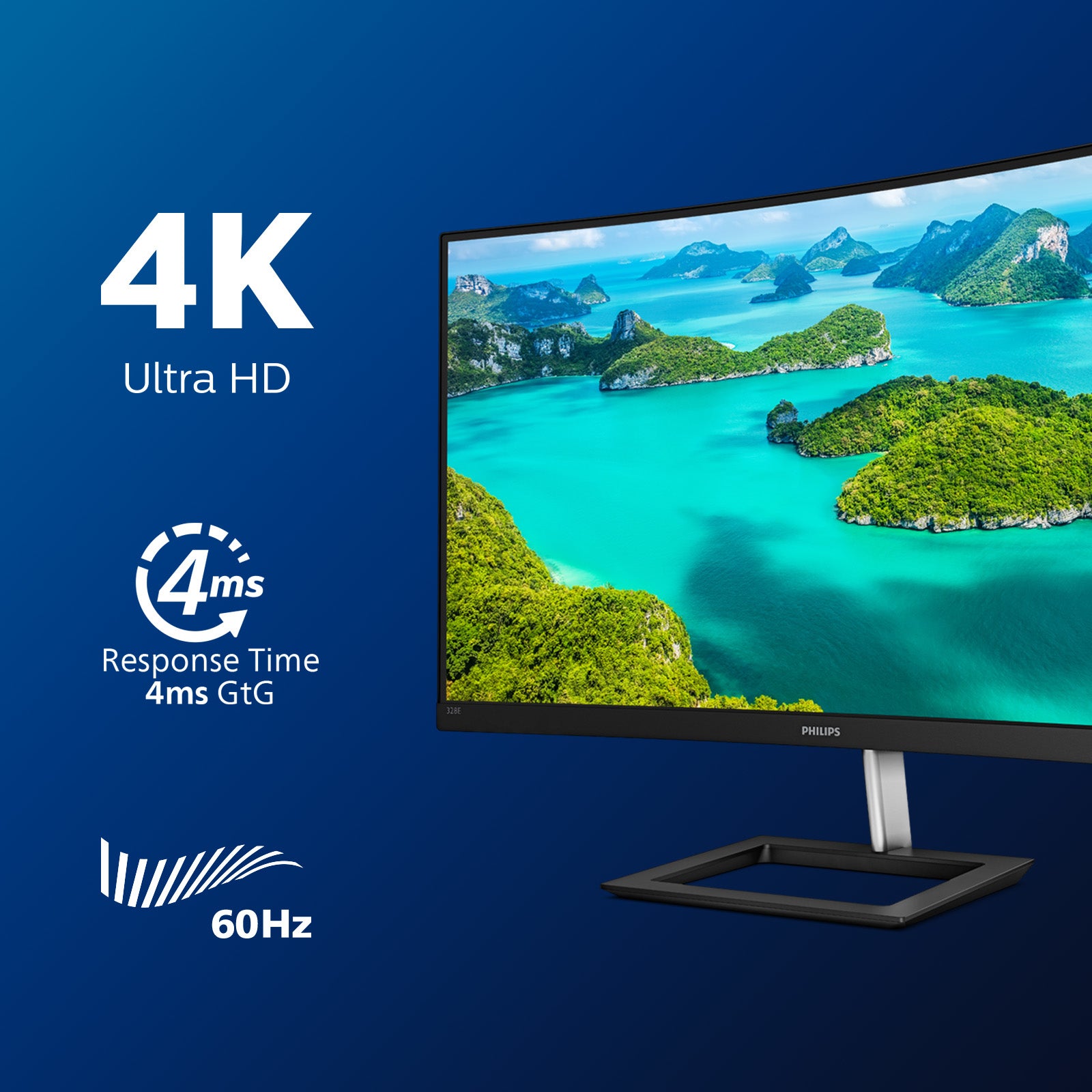  ctricalStuff.se   Philips E Line 328E1CA/00 LED display 80 cm (31.5") 3840 x 2160 pixlar 4K Ultra HD LCD Svart Philips 328E1