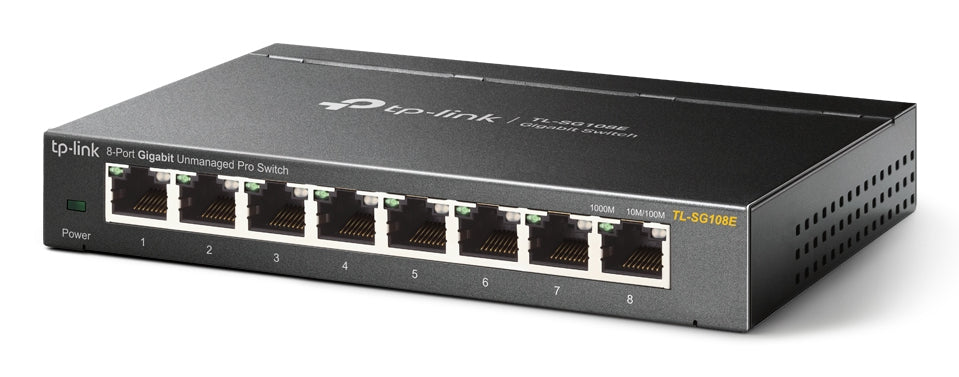  vart TP-Link TL-SG108E  Nätverksswitchar   TL-SG108E www.electricalstuff.se ElectricalStuff.se   TP-Link TL-SG108E nätverkss