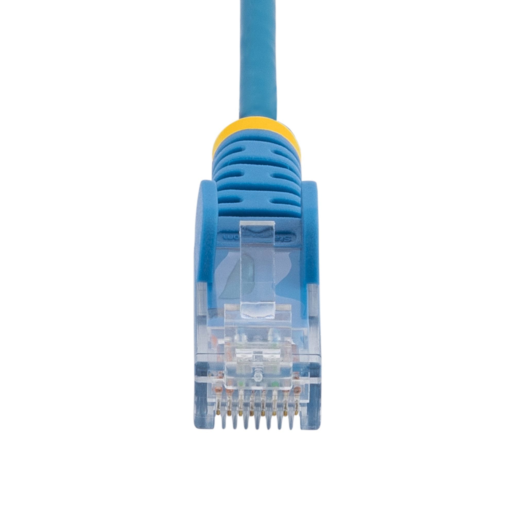  100CMBLS 0065030882712|065030882712 Nätverkskablar   1 m CAT6-kabel - Tunn - Ej hakfria RJ45-kontakter - Blå www.electricals