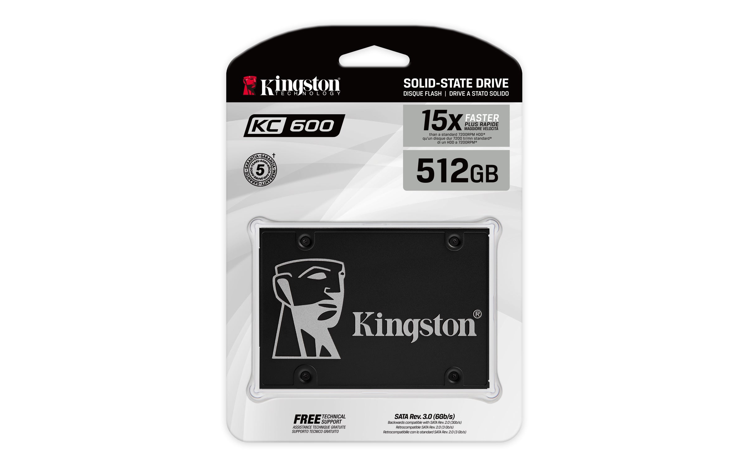  .electricalstuff.se ElectricalStuff.se   Kingston Technology KC600 512 GB 2.5" Serial ATA III 3D TLC Kingston Technology SKC
