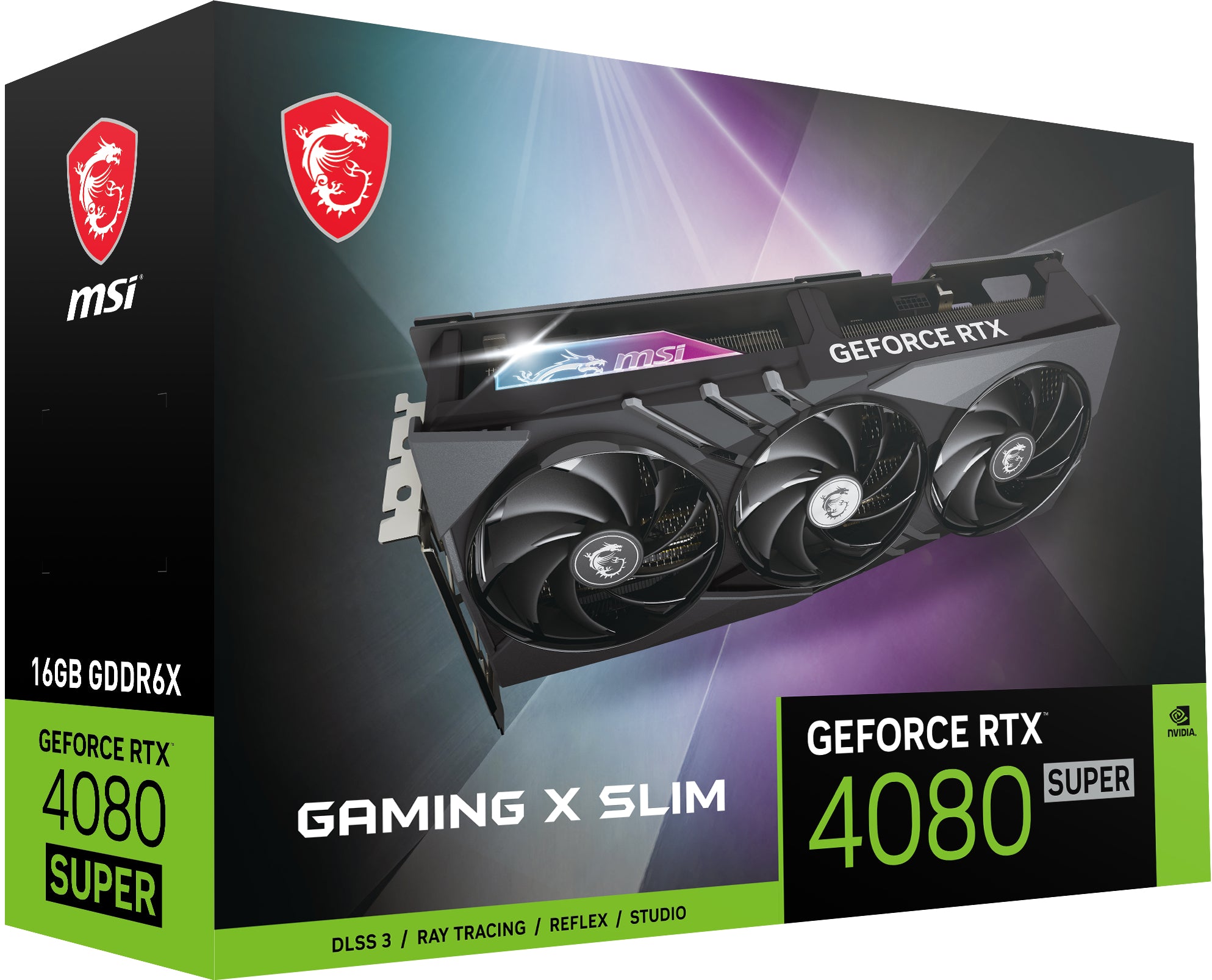  www.electricalstuff.se ElectricalStuff.se   MSI GAMING GeForce RTX 4080 SUPER 16G X SLIM NVIDIA 16 GB GDDR6X MSI GEFORCE RTX
