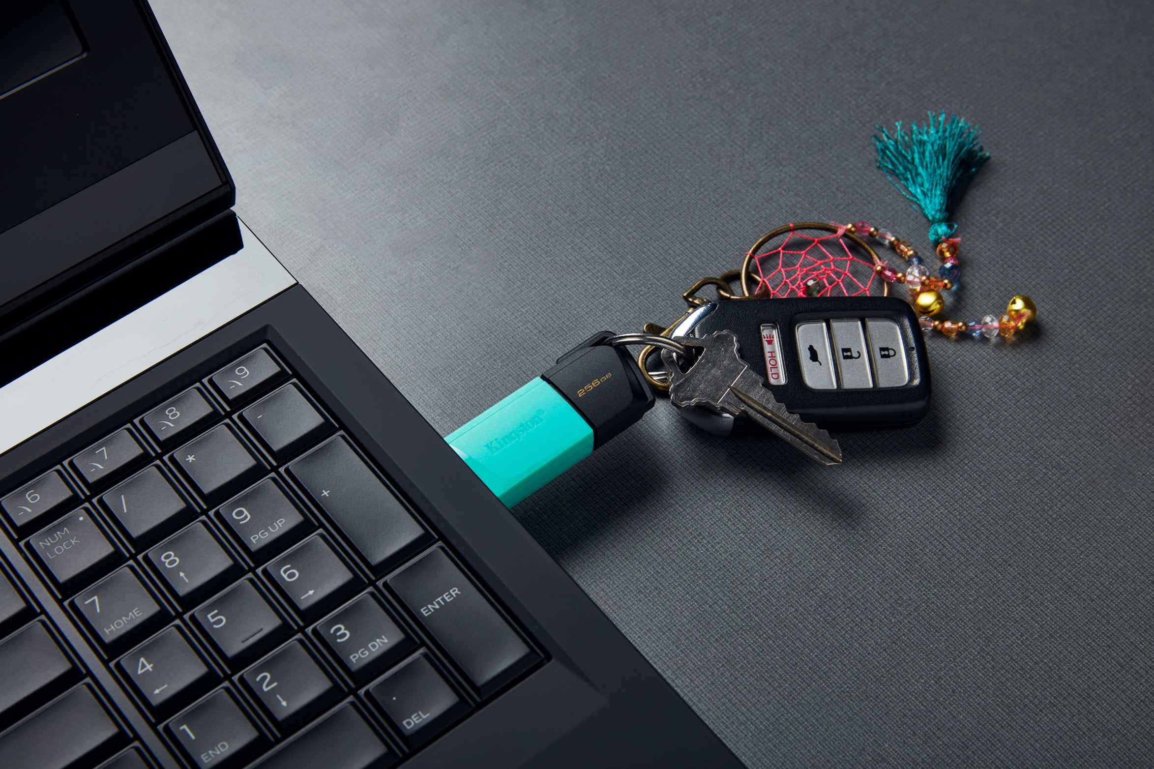  lectricalStuff.se   Kingston Technology DataTraveler Exodia M USB-sticka 256 GB USB Type-A 3.2 Gen 1 (3.1 Gen 1) Svart, Turk