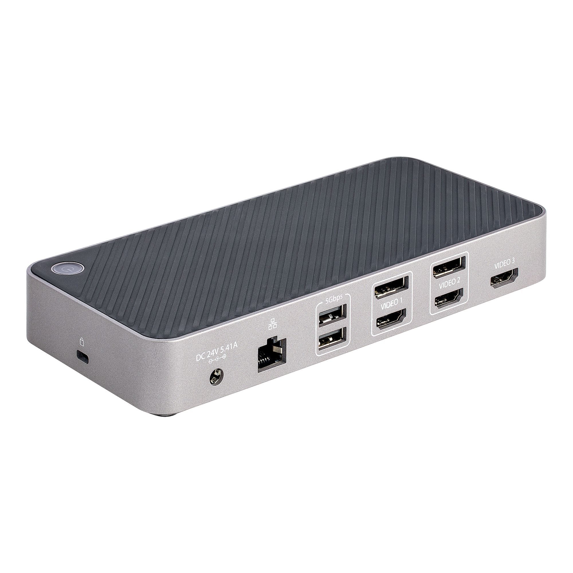  2 Gen 2 (3.1 Gen 2) Type-C Grå, Silver StarTech.com 116E-USBC-DOCK 0065030900089|065030900089 Dockningsstationer För Bärbara
