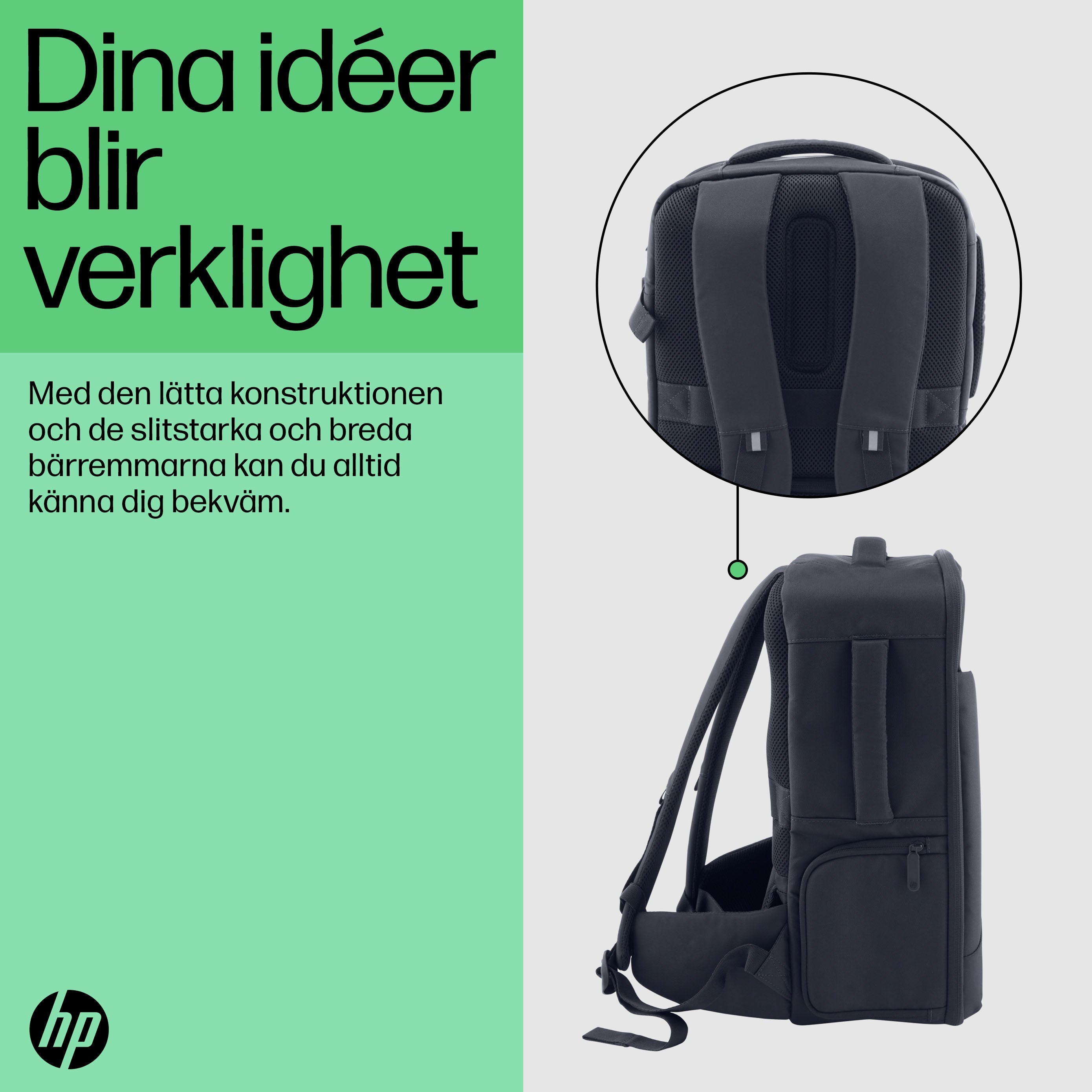   för 16,1 tum bärbar dator HP 6M5S3AA 0196786247880|196786247880 Ryggsäckar   Creator-ryggsäck för 16,1 tum bärbar dator www