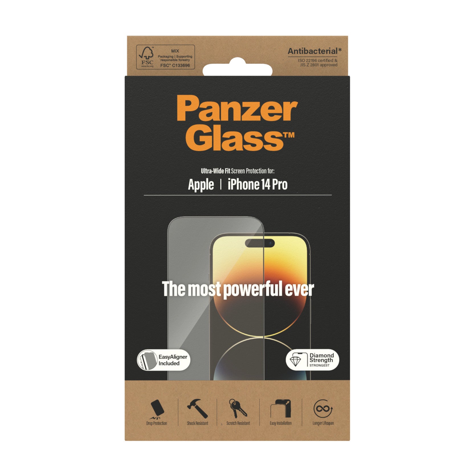  lectricalStuff.se   PanzerGlass Ultra-Wide Fit Apple iPhone Genomskinligt skärmskydd 1 styck PanzerGlass 2784 5711724027840 