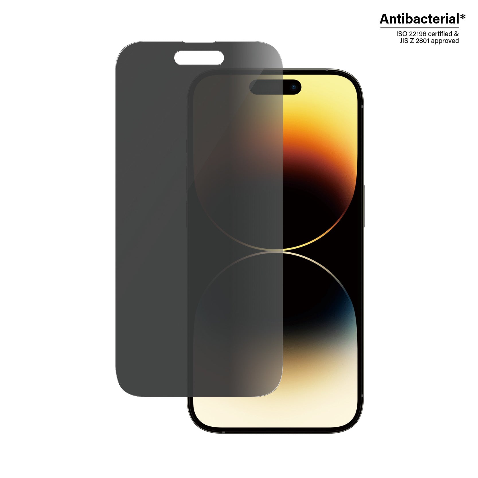  www.electricalstuff.se ElectricalStuff.se   PanzerGlass Classic Fit Privacy Apple i Genomskinligt skärmskydd 1 styck PanzerG