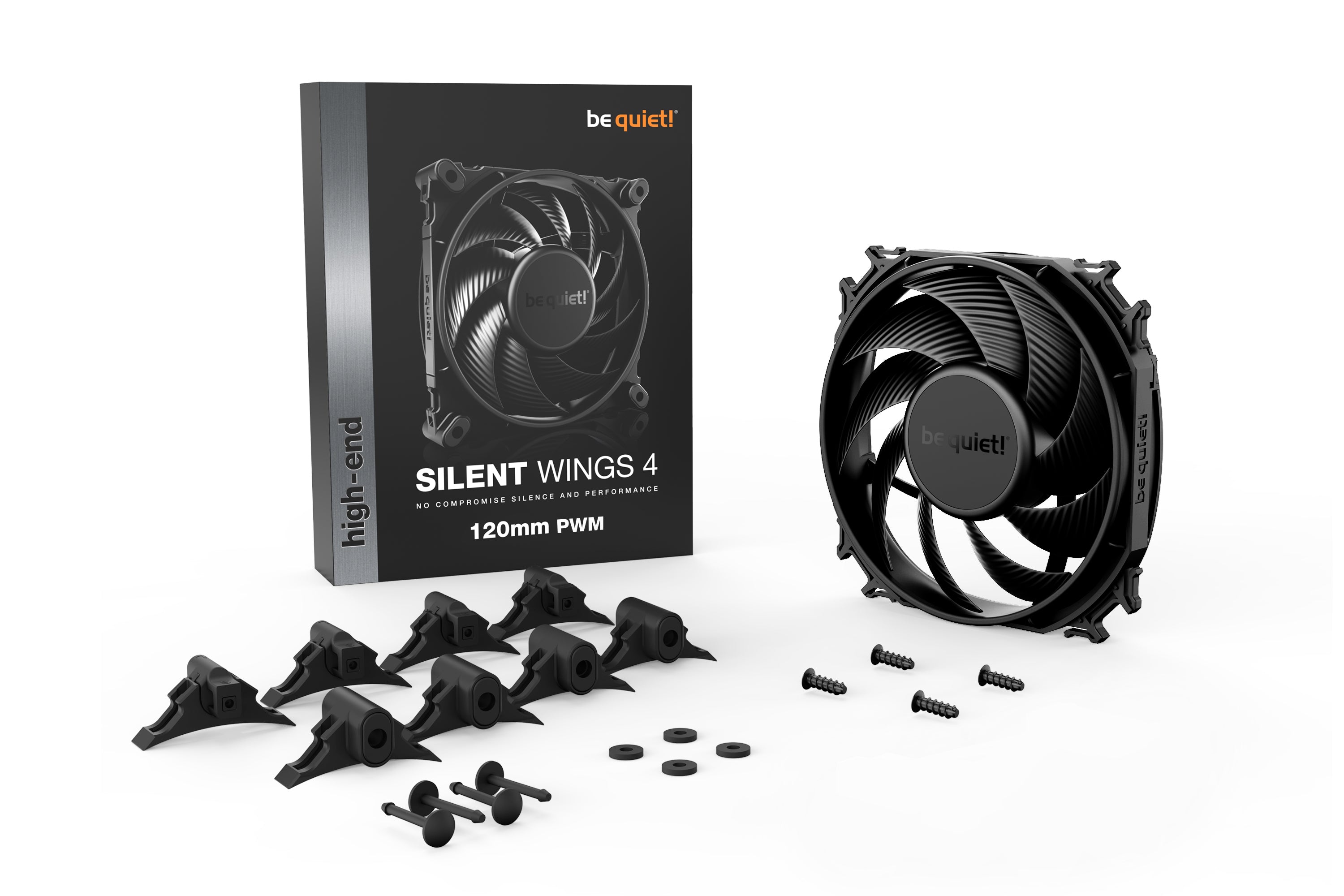  NT WINGS 4 | 120mm PWM www.electricalstuff.se ElectricalStuff.se   be quiet! SILENT WINGS 4 | 120mm PWM Datorväska Fan 12 cm
