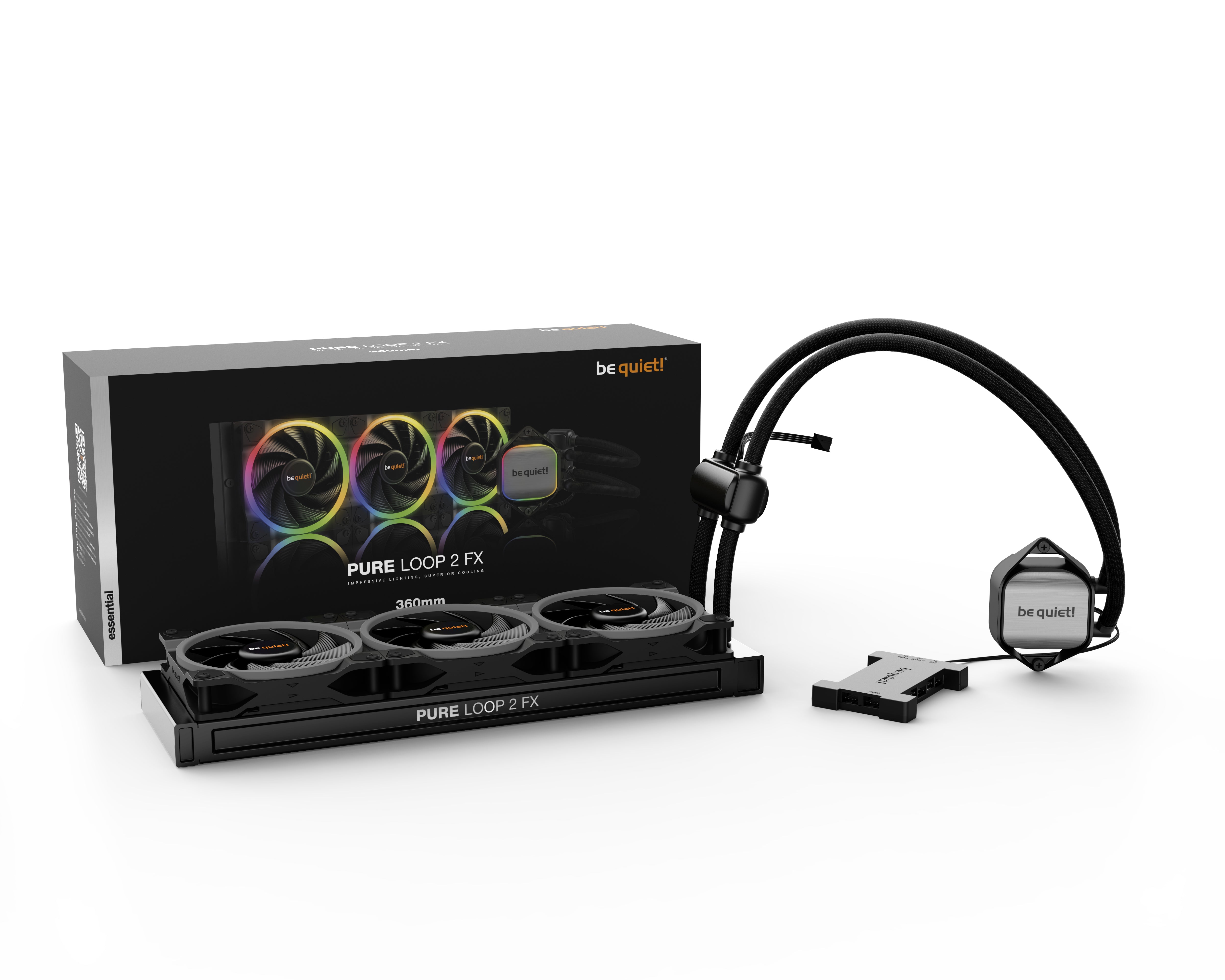 m för Datorer   Pure Loop 2 FX 360mm www.electricalstuff.se ElectricalStuff.se   be quiet! Pure Loop 2 FX 360mm Processor Al