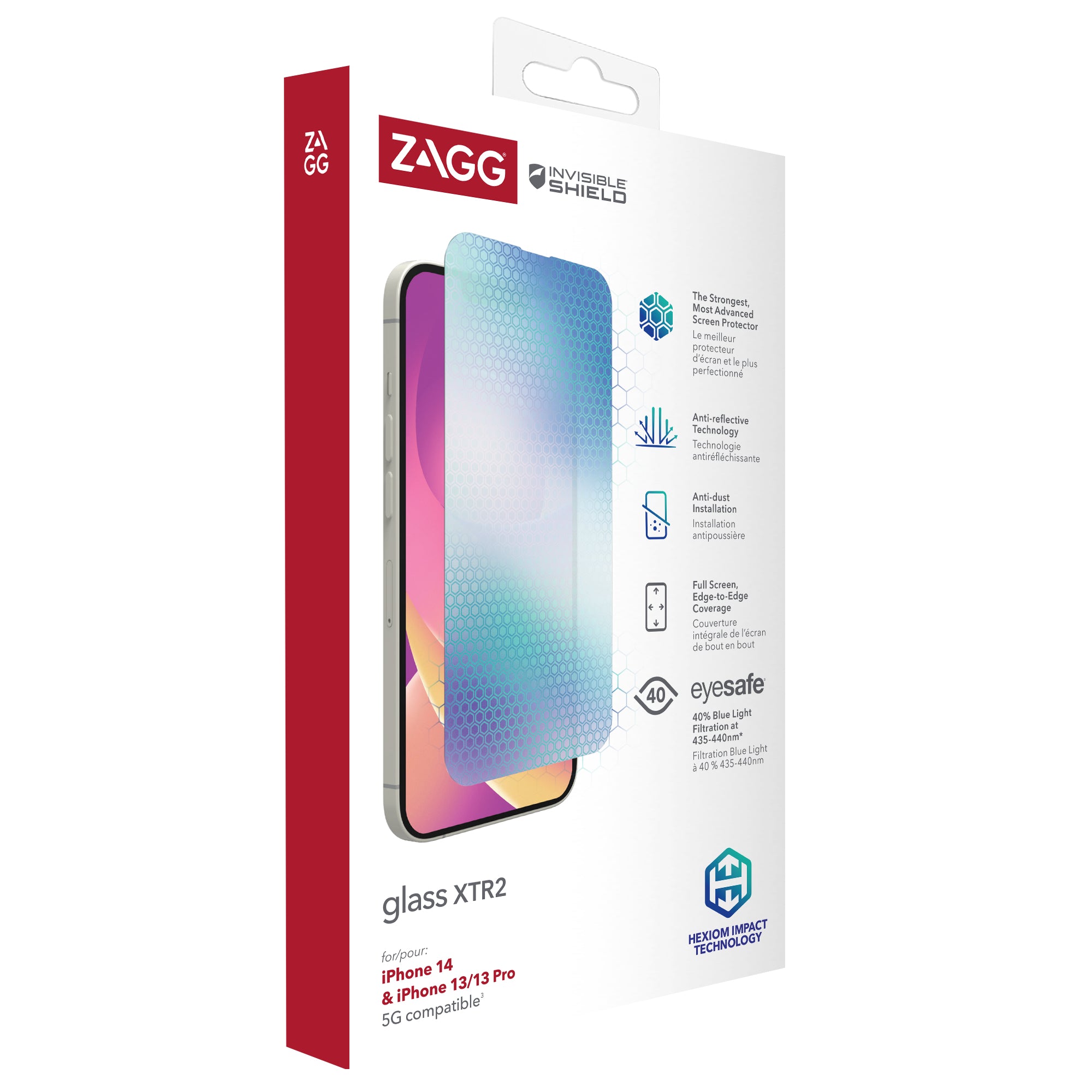   ElectricalStuff.se   InvisibleShield Glass XTR2 Genomskinligt skärmskydd Apple 1 styck ZAGG 200110318 0840056168992|8400561