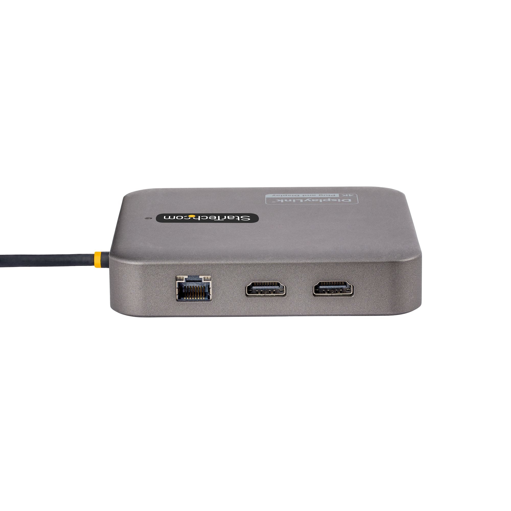  , 4K 60 Hz, 2-Port 10 Gbps USB 3.1-hubb, 100 W USB PD pass-through, GbE, SD, 30 cm kabel, resedocka, dockningsstation för bä