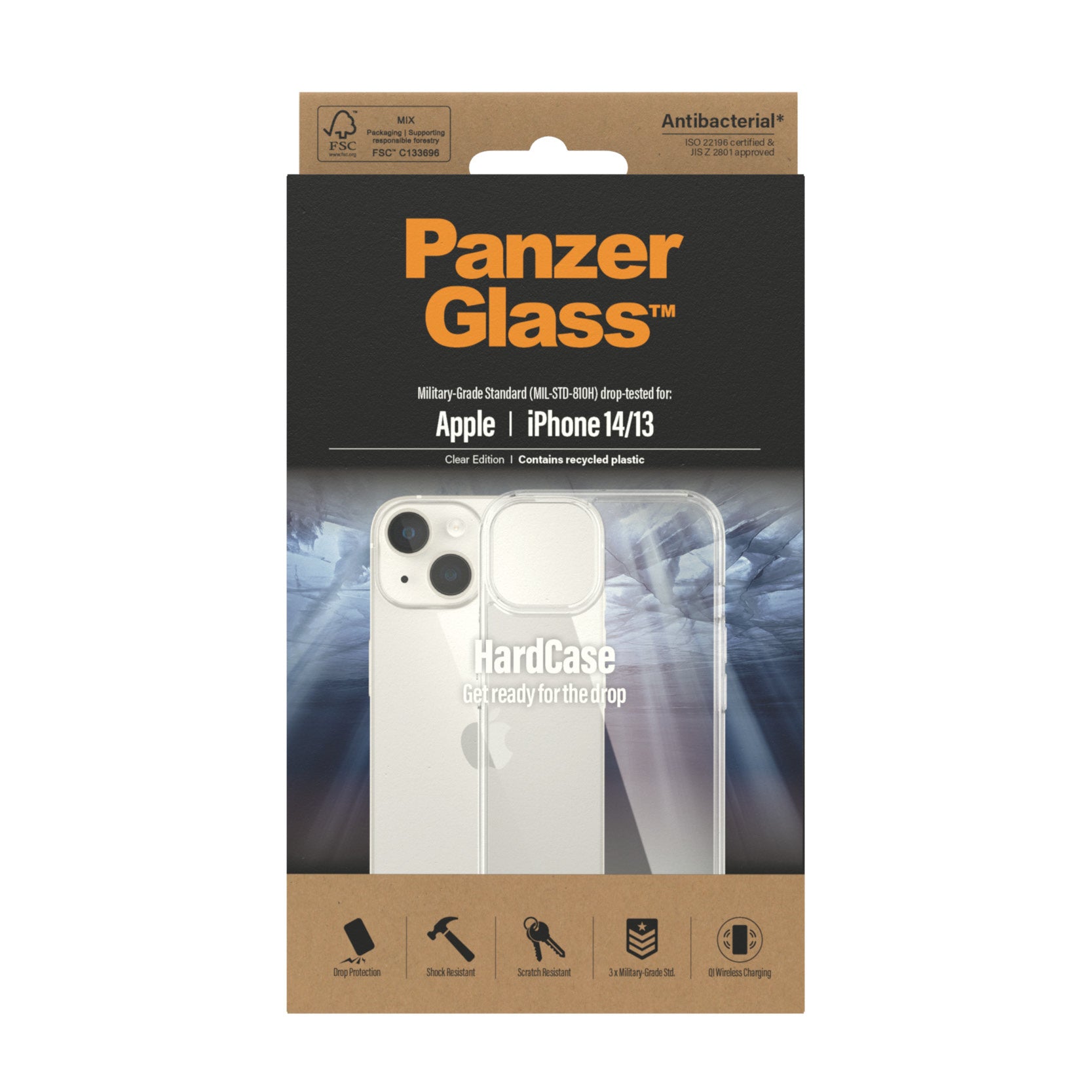  iltelefonfodral 15,5 cm (6.1") Omslag Transparent PanzerGlass 0401 5711724004018 Mobiltelefonfodral   HardCase www.electrica