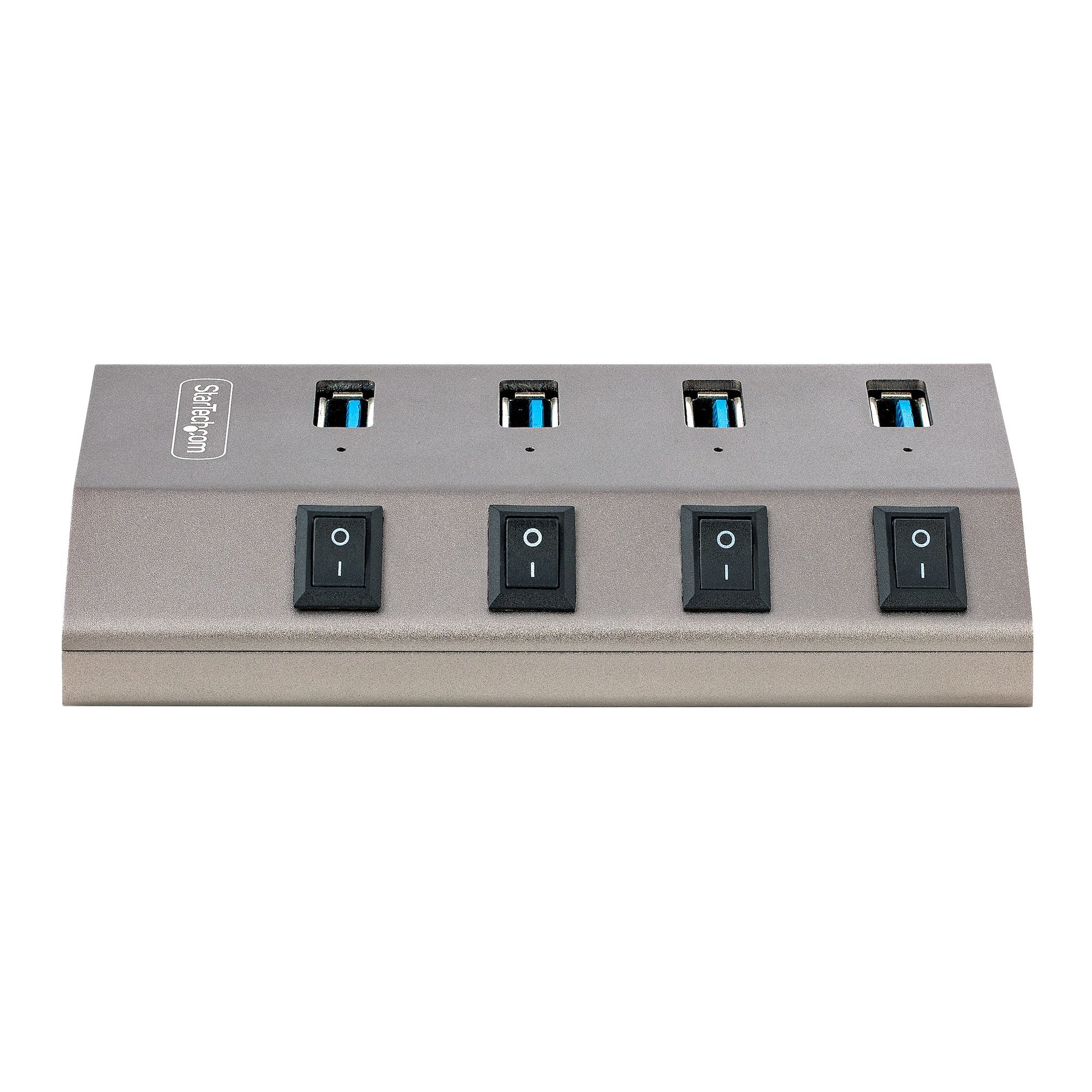  atorer, USB Type C-hubb med BC 1.2 StarTech.com 5G4AIBS-USB-HUB-EU 0065030895484|065030895484 Gränssnittshubbar   USB-C-hubb