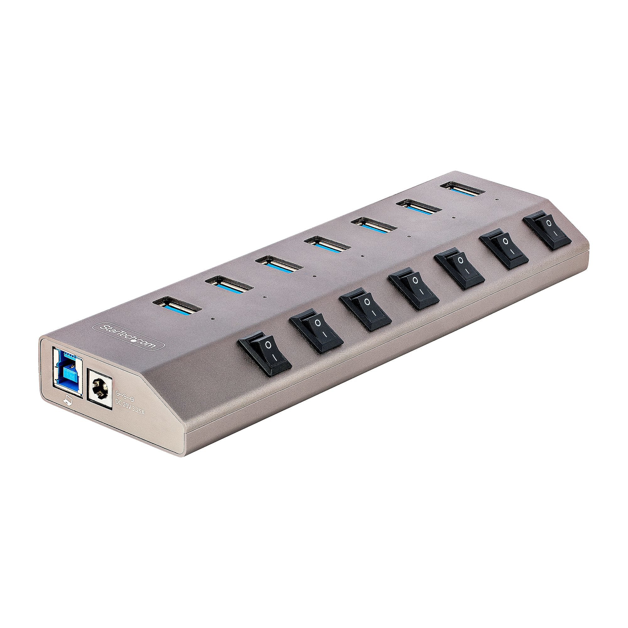  www.electricalstuff.se ElectricalStuff.se   StarTech.com Självförsörjande USB-C-hubb med sju portar och individuella strömbr