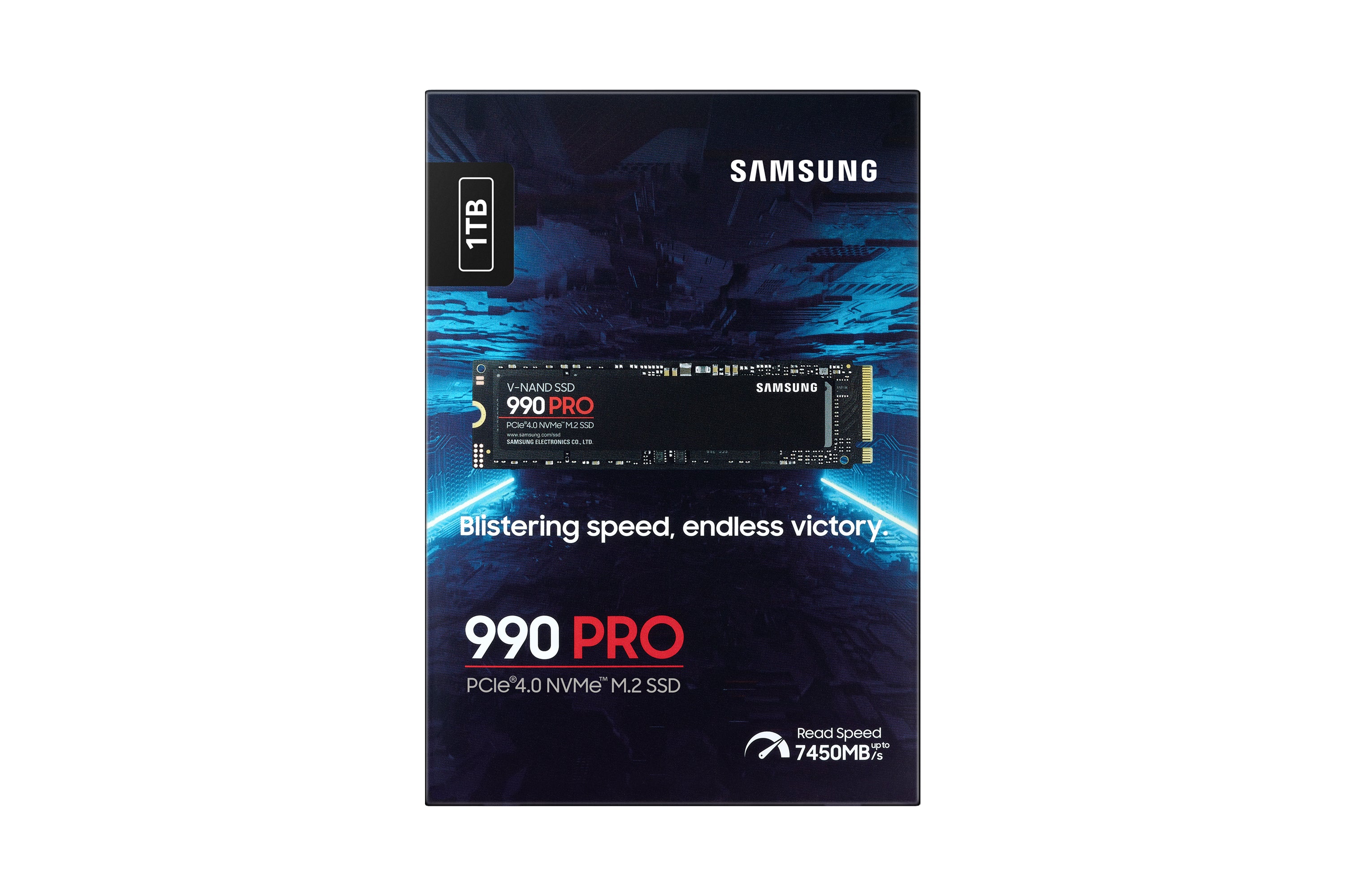   M.2 PCI Express 4.0 NVMe V-NAND MLC Samsung MZ-V9P1T0BW 0887276638331|887276638331|8806094215021 SSD-Hårddisk   990 PRO www