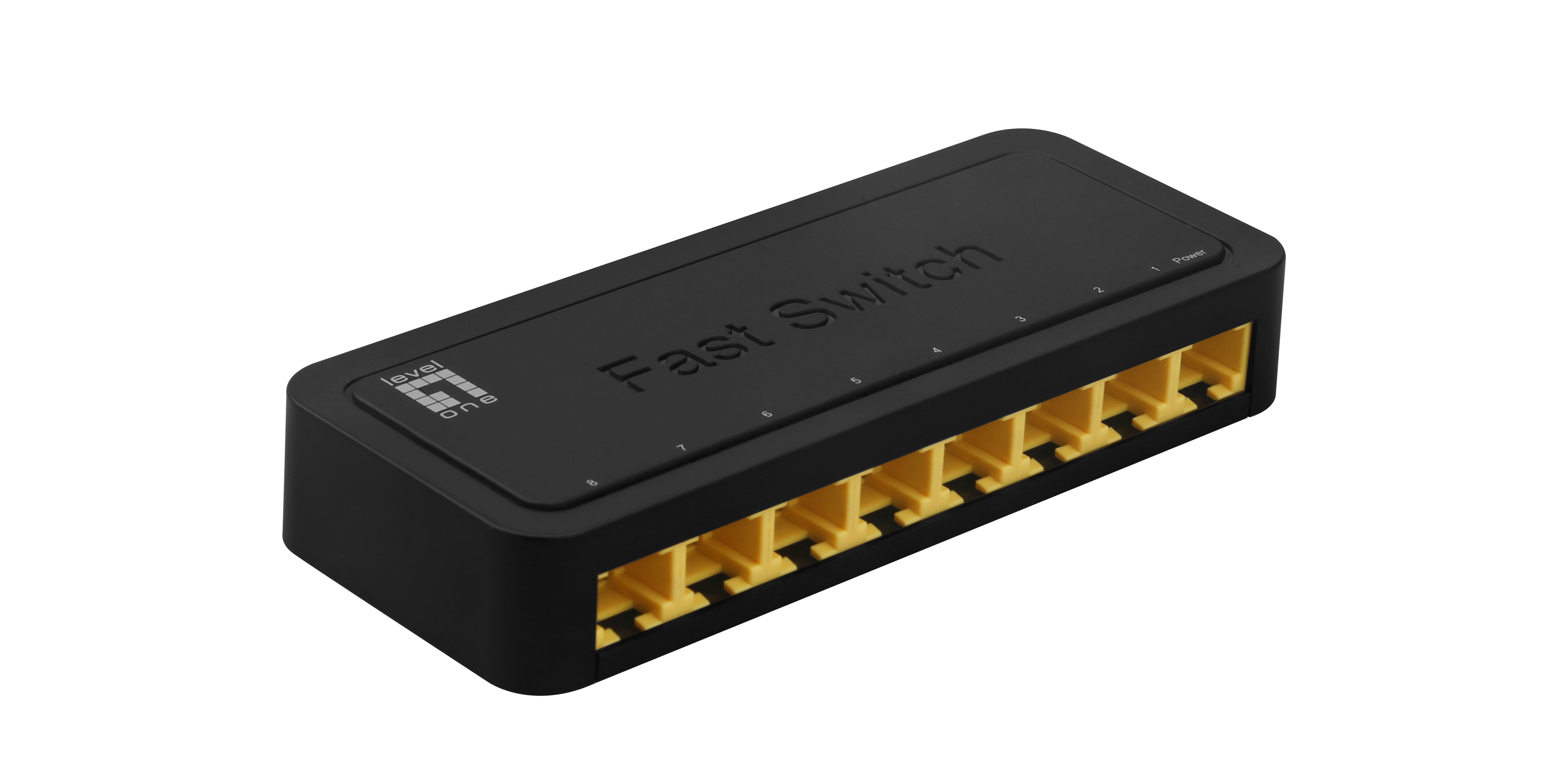 www.electricalstuff.se ElectricalStuff.se   LevelOne FEU-0812 nätverksswitchar Ohanterad Fast Ethernet (10/100) Svart LevelO