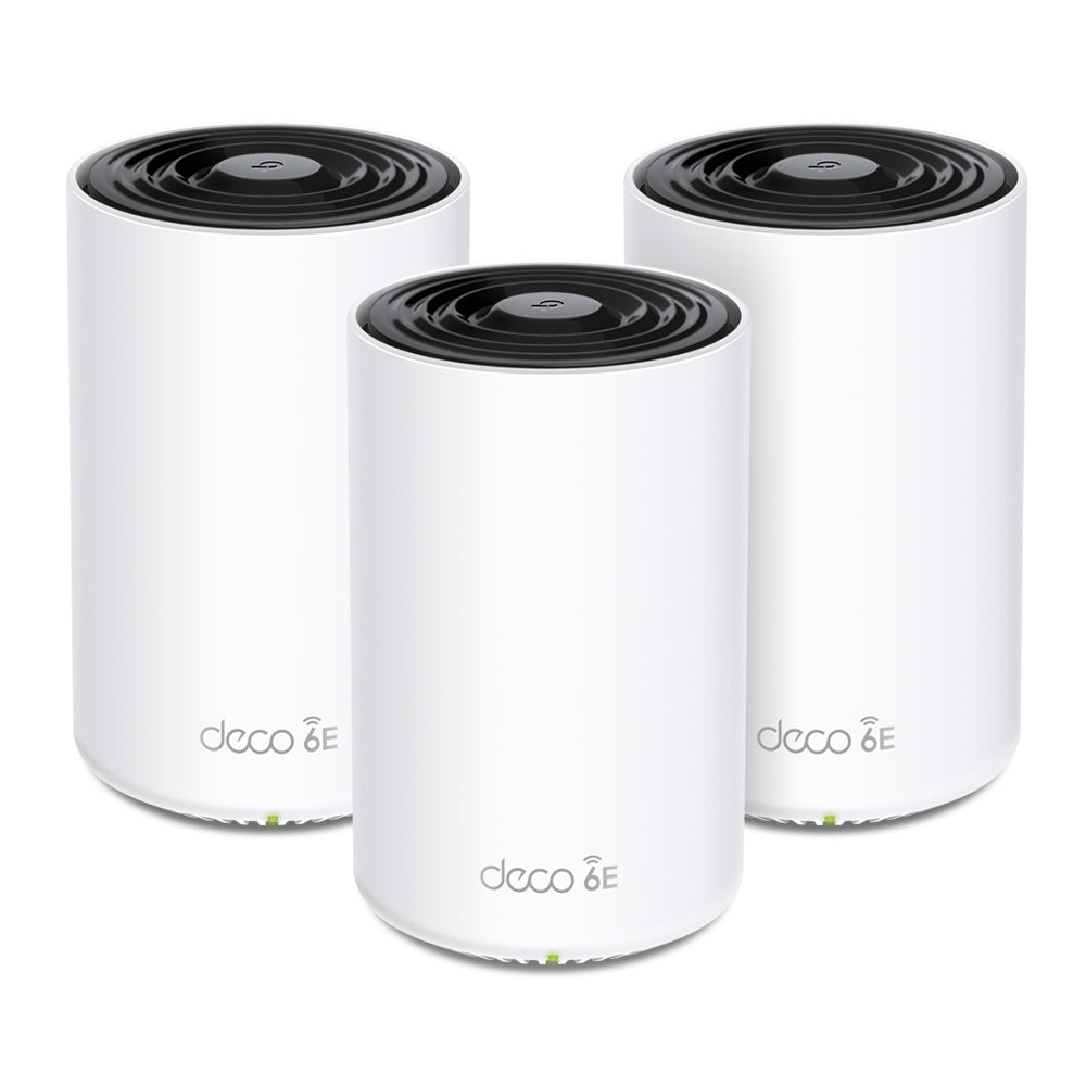  www.electricalstuff.se ElectricalStuff.se   TP-Link Deco XE75 Pro (3-pack) Triband (2,4 GHz/5 GHz/6 GHz) Wi-Fi 6E (802.11ax)
