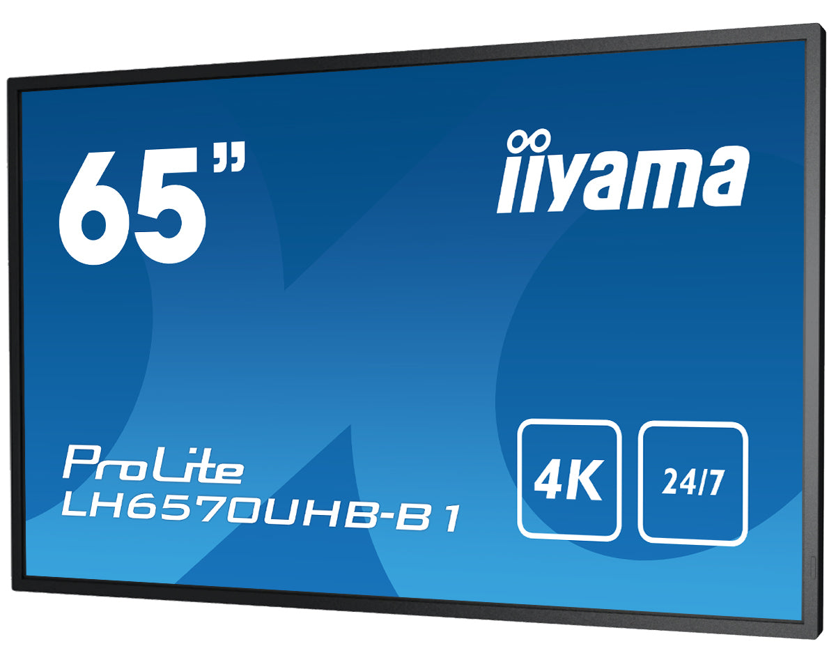  LH6570UHB-B1 www.electricalstuff.se ElectricalStuff.se   iiyama LH6570UHB-B1 skyltställ Platt skärm för digital skyltning 16