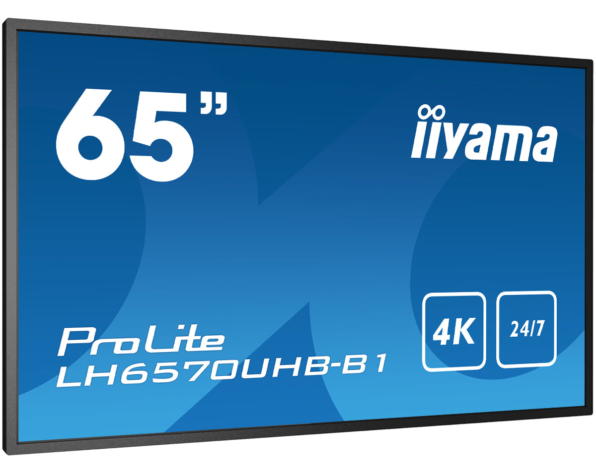  B-B1 www.electricalstuff.se ElectricalStuff.se   iiyama LH6570UHB-B1 skyltställ Platt skärm för digital skyltning 163,8 cm (