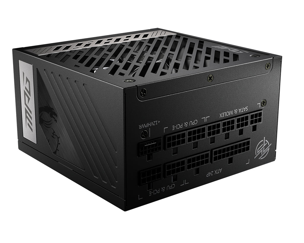  www.electricalstuff.se ElectricalStuff.se   MSI MPG A1000G PCIE5 strömförsörjningsenheter 1000 W 20+4 pin ATX ATX Svart MSI 