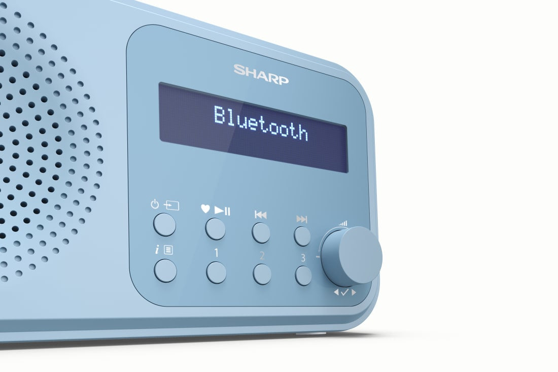  p DR-P420 Bärbar Digital Blå Sharp DR-P420(BL) 4974019204420|44974019204428 Radioapparater   DR-P420 www.electricalstuff.se 