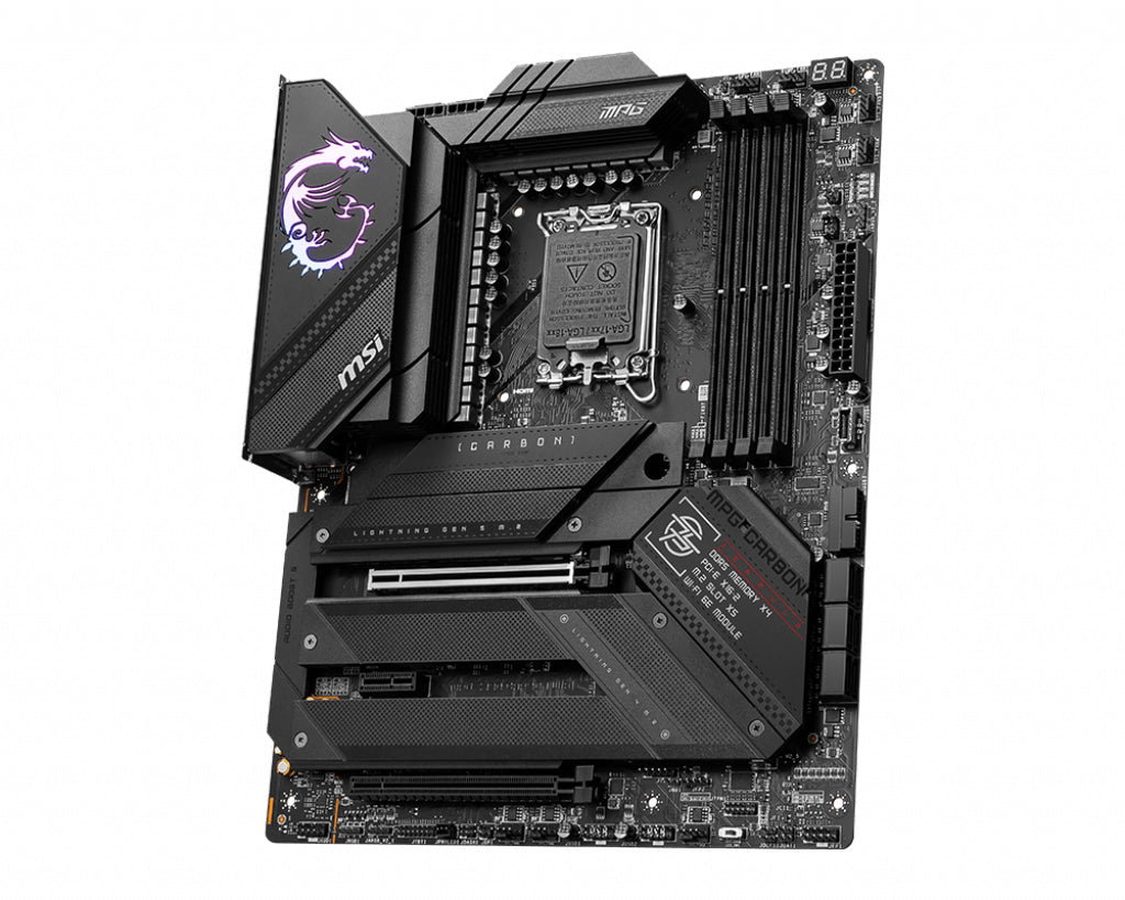  erkort Intel Z790 LGA 1700 ATX MSI MPG Z790 CARBON WIFI 4711377012881 Moderkort   MPG Z790 CARBON WIFI www.electricalstuff.s