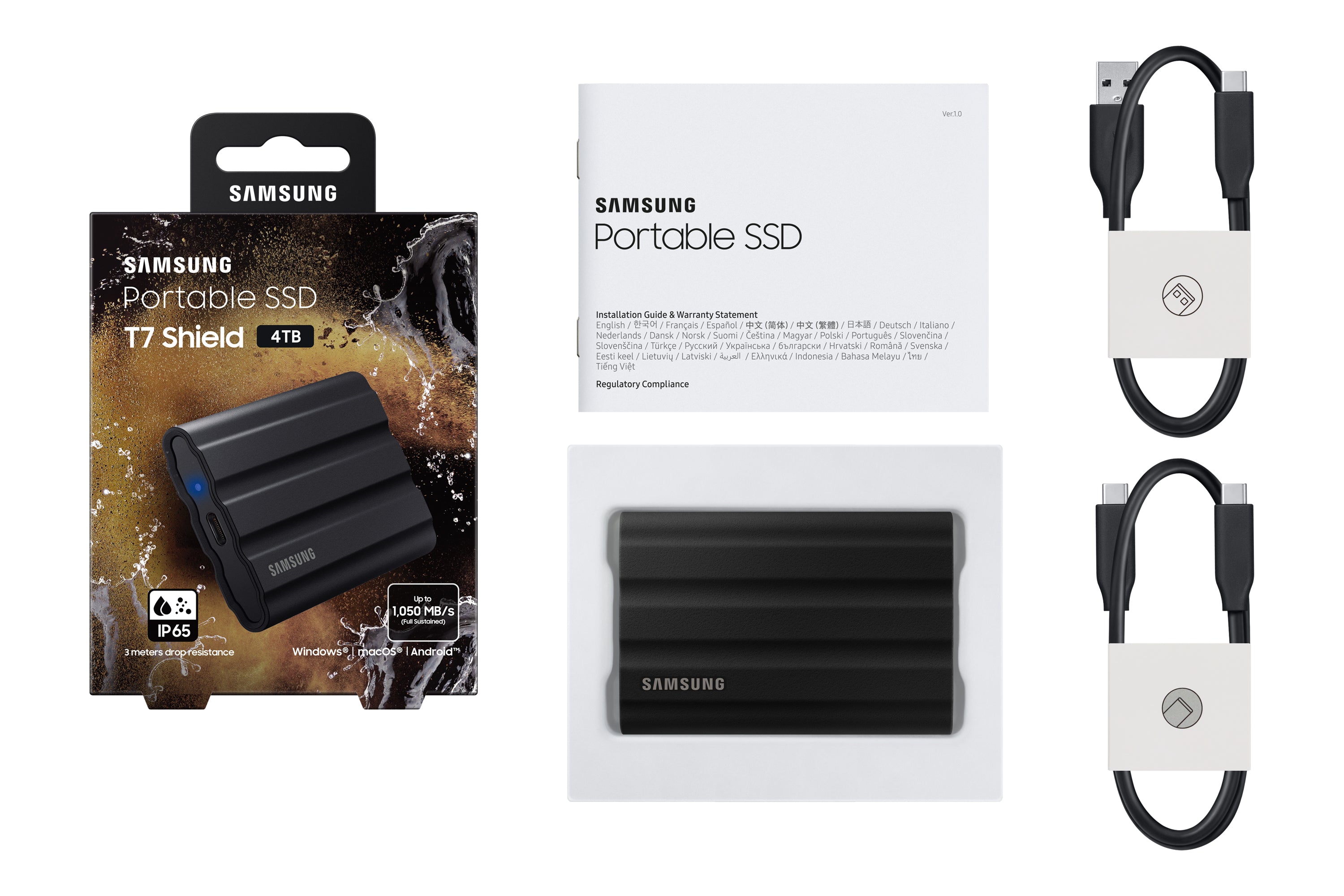  092968448 Externa SSD-Hårddiskar   MU-PE4T0S www.electricalstuff.se ElectricalStuff.se   Samsung MU-PE4T0S 4 TB USB Type-C 3