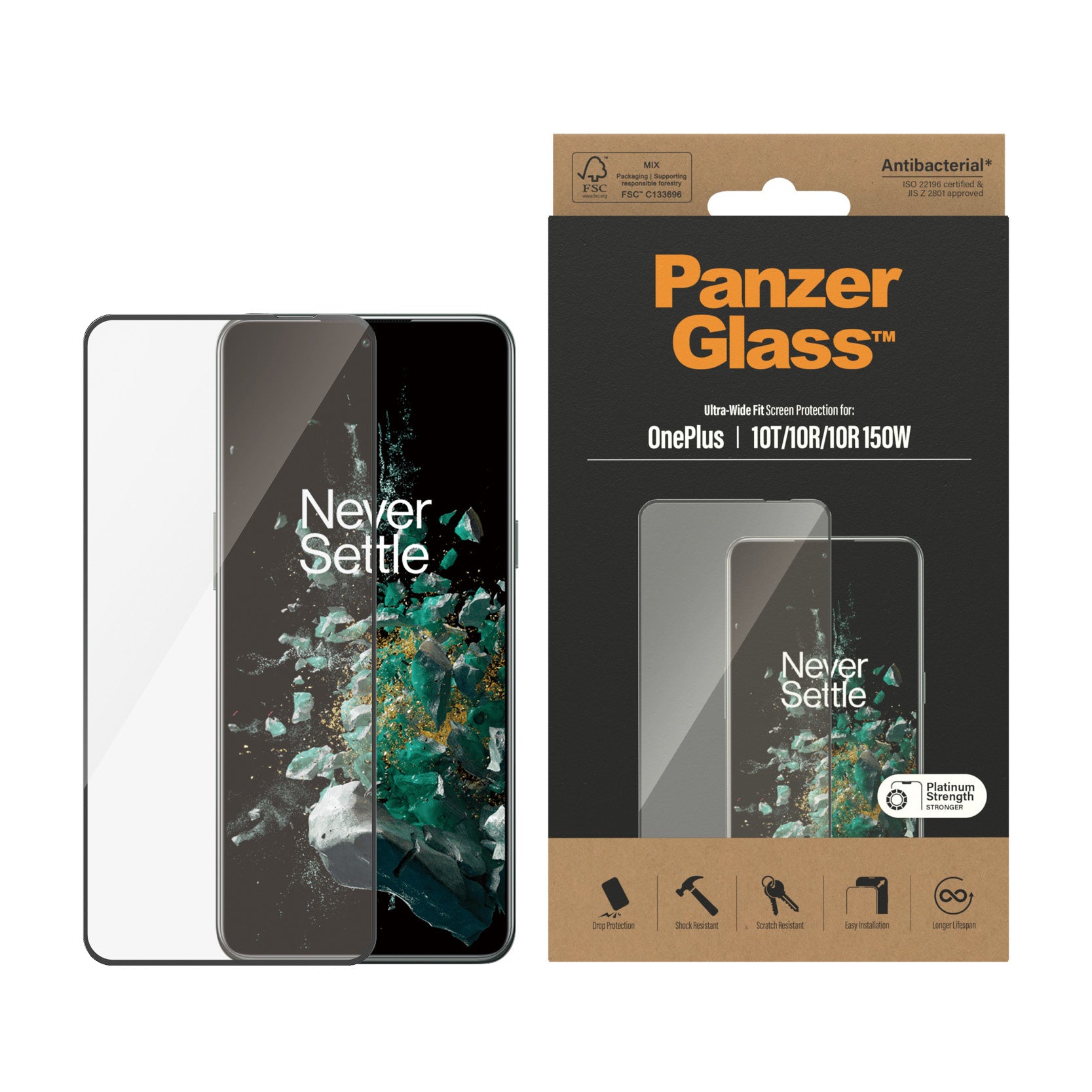  skydd OnePlus 1 styck PanzerGlass 7027 5711724070273 Skärm- och Baksidesskydd till Mobiltelefoner   7027 www.electricalstuff